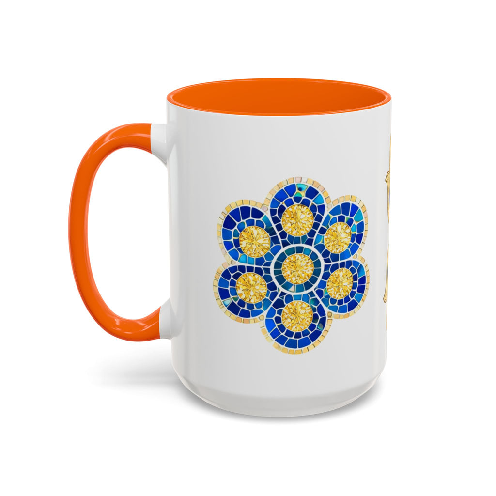 Evil Eye Hamsa Accent Coffee Mug