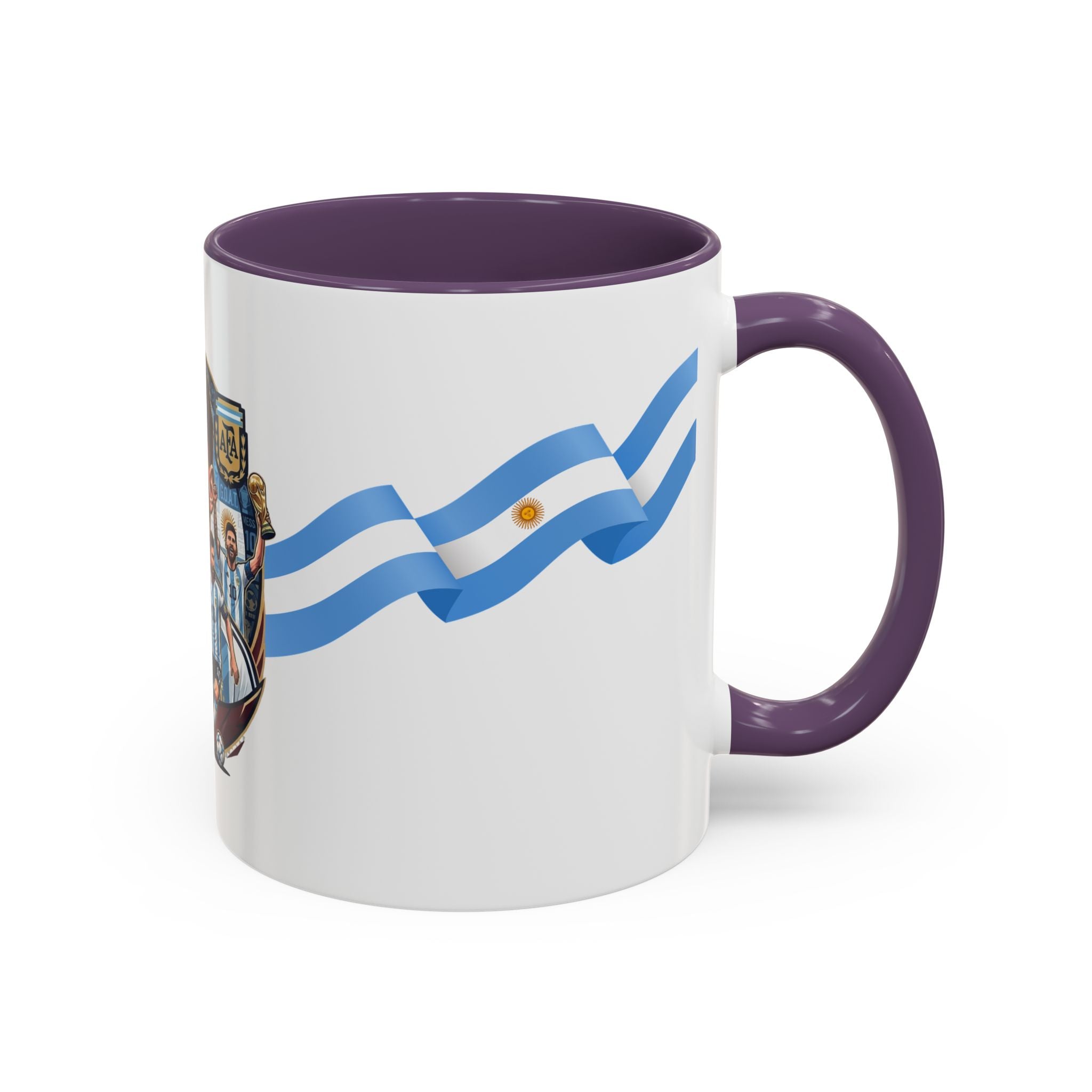 Argentina Soccer Player Coffee Mug – National Flag Accent