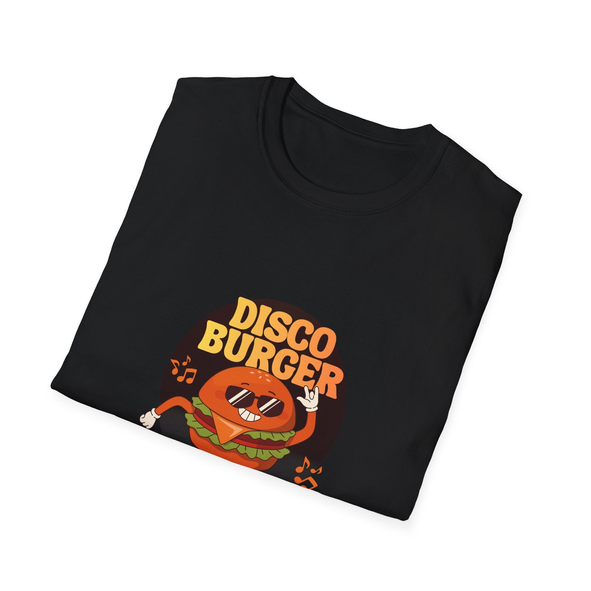 Disco Burger T-Shirt — Retro Dancing Burger Graphic Tee