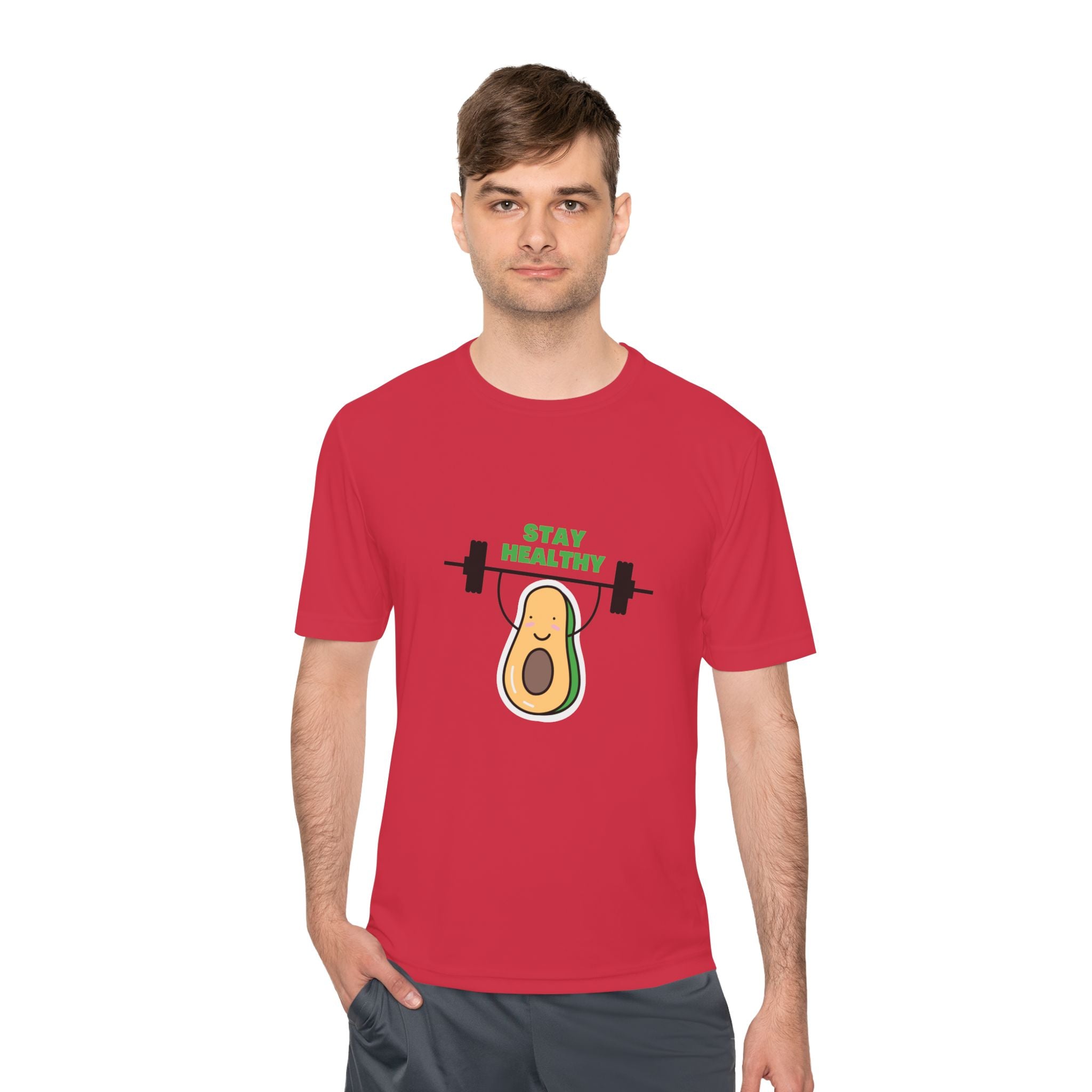 Stay Healthy Avocado Weightlifting Tee