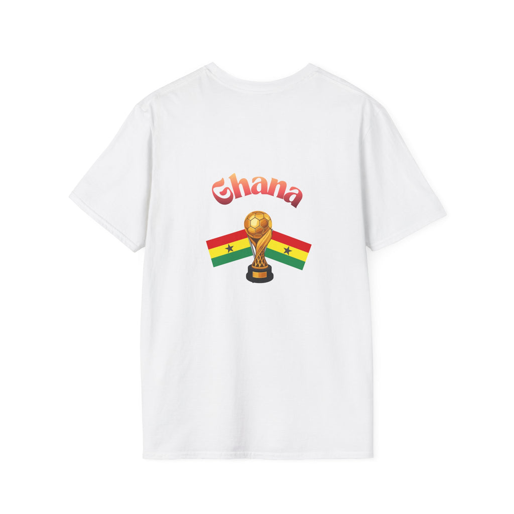 Ghana Flag T-Shirt — Ghana Cup Football Trophy Tee