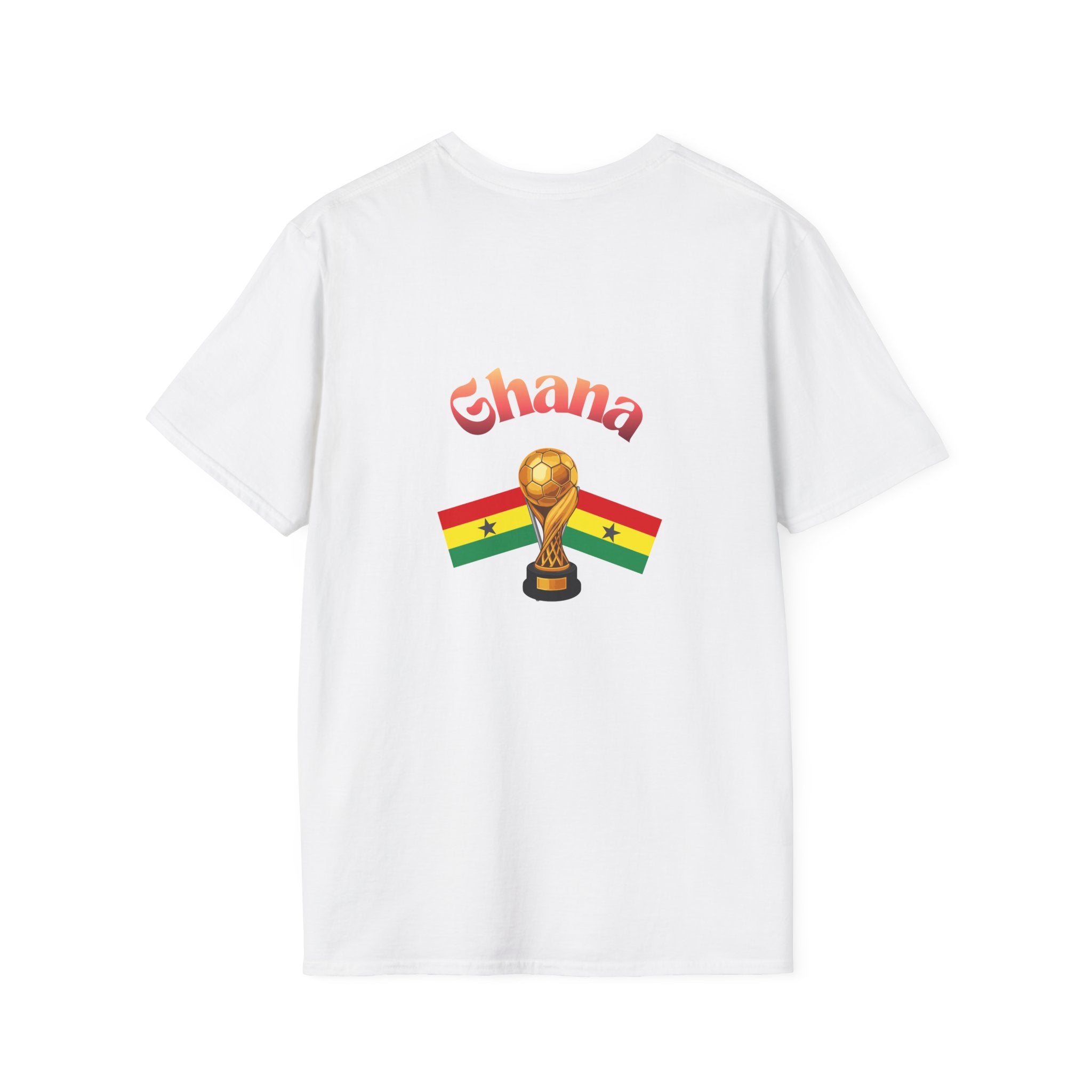Ghana Flag T-Shirt — Ghana Cup Football Trophy Tee