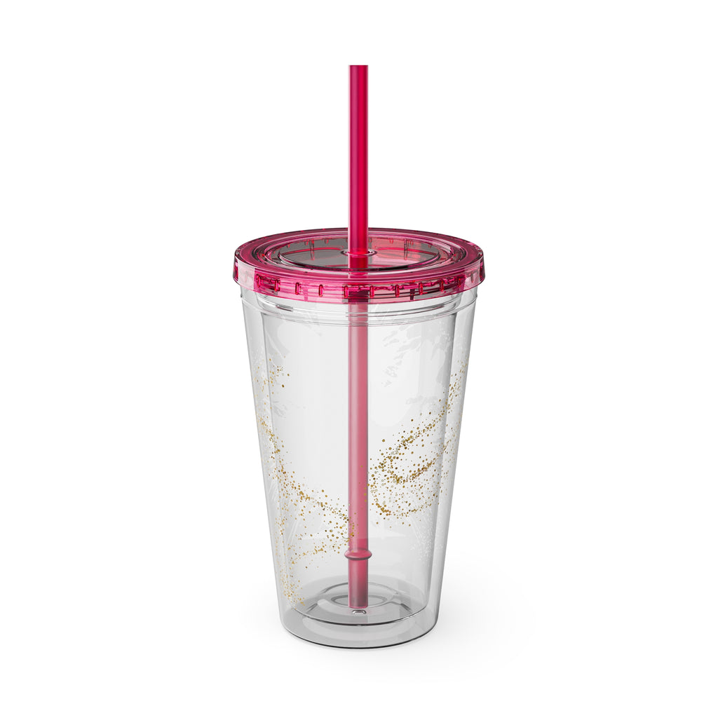Minnie Mouse Sunsplash 16oz Tumbler with Straw