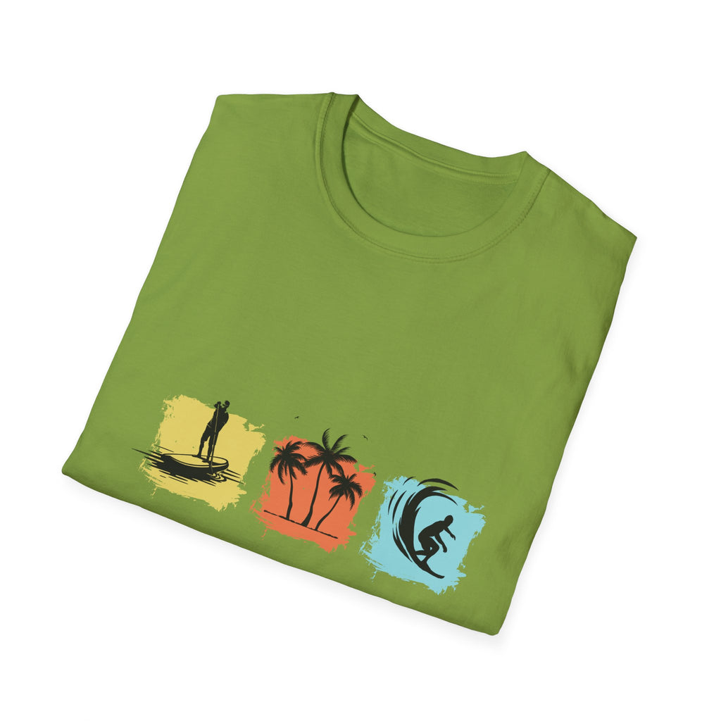 Vacation Vibes T-Shirt — Beach Surf Palm Tree Graphic Tee