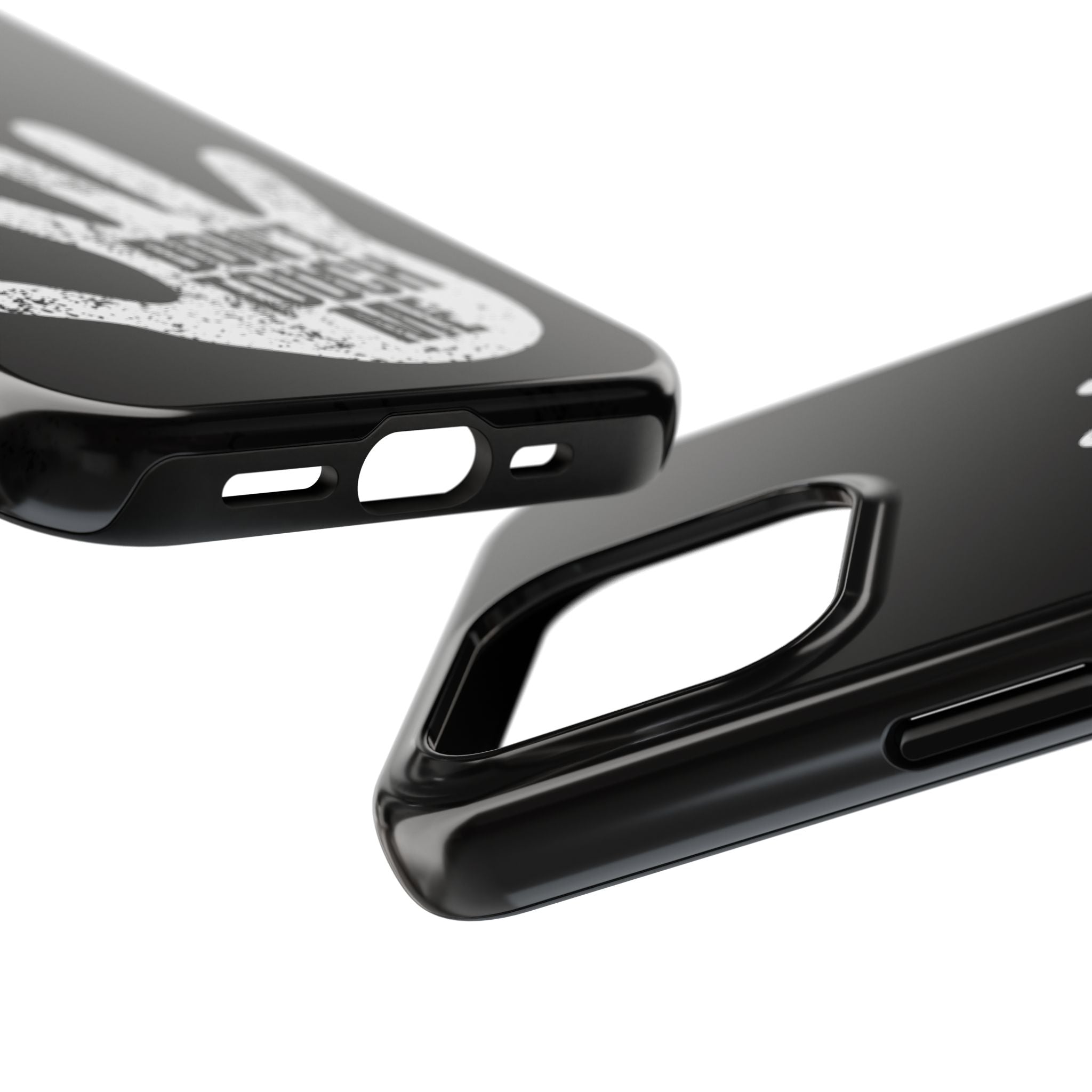Phone Case — “Don’t Touch Me” Black Protective Tough Case