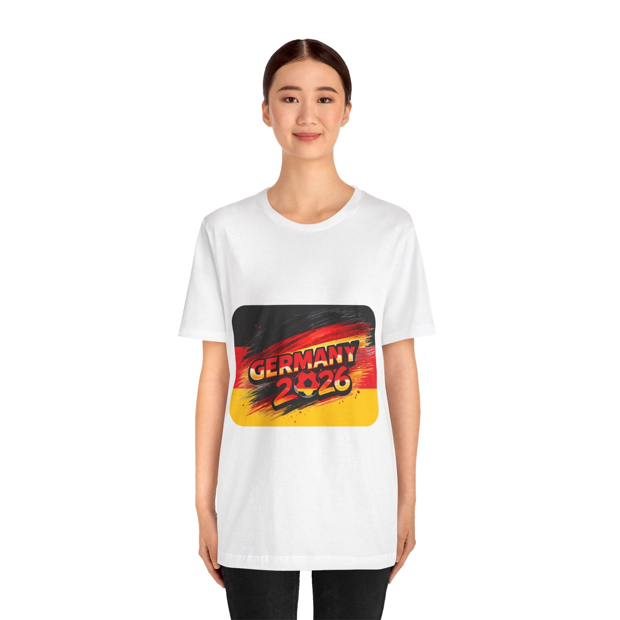 Germany 2026 Soccer Fan Tee — Cup Supporter Shirt with Trophy & Flag