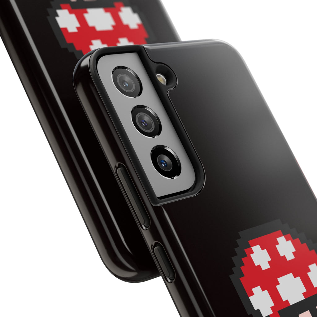 I Play Video Games Pixel Mushroom Phone Case — Tough Protective Gamer Case