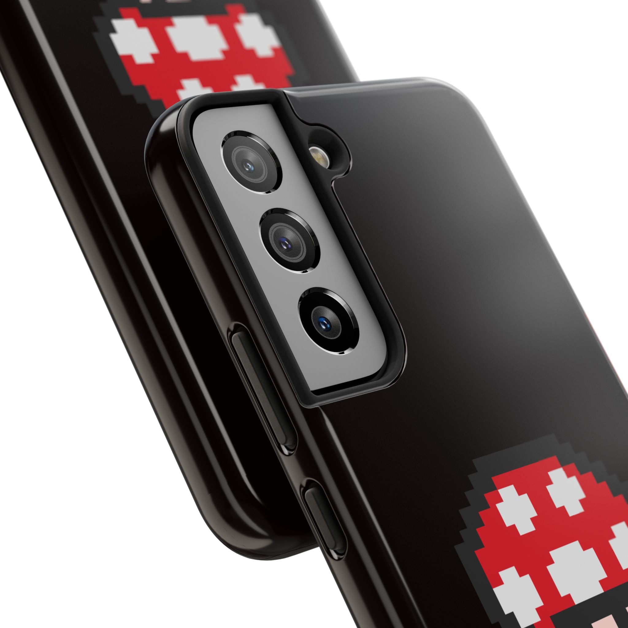 I Play Video Games Pixel Mushroom Phone Case — Tough Protective Gamer Case