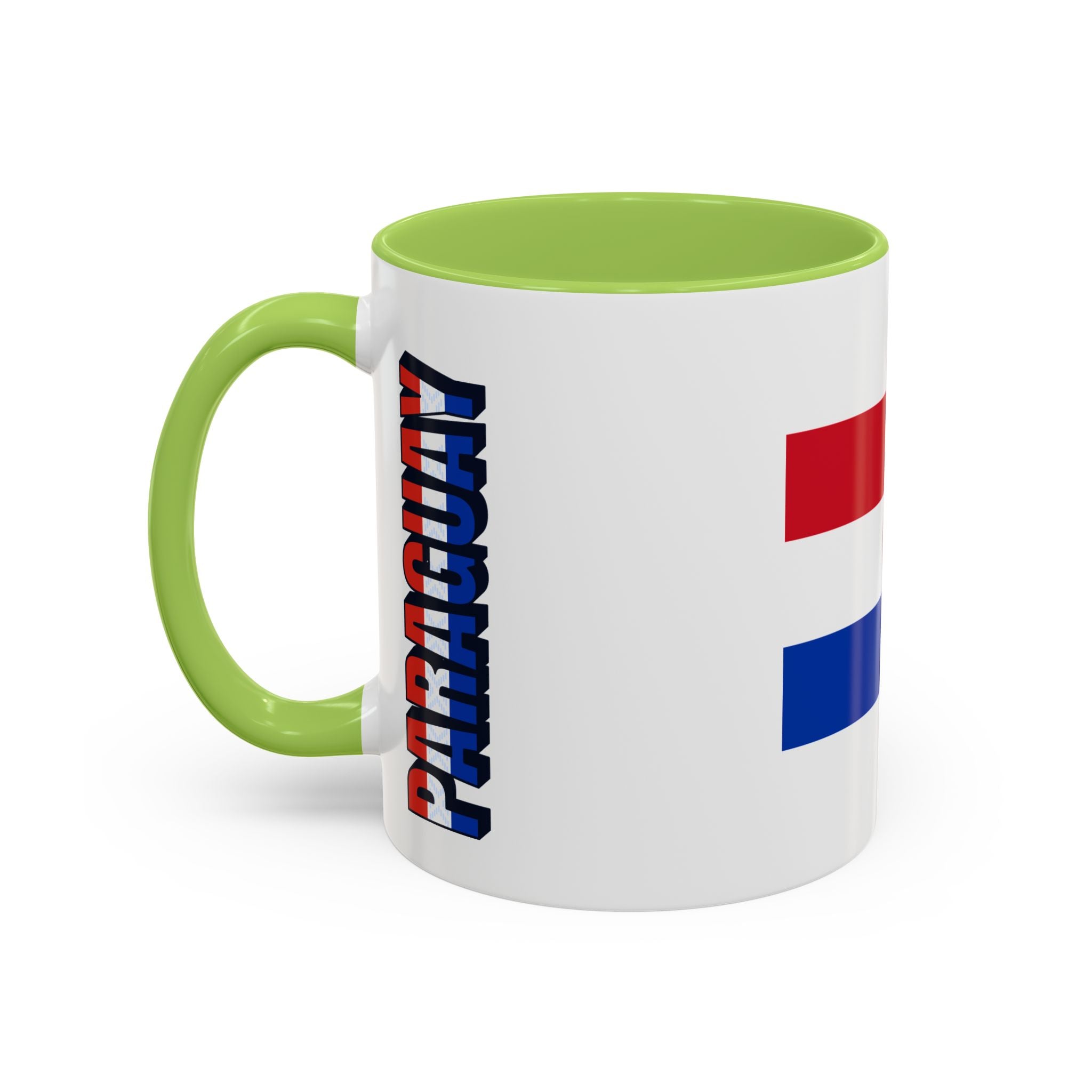 Paraguay Flag Accent Coffee Mug – Patriotic 11/15oz Ceramic Mug
