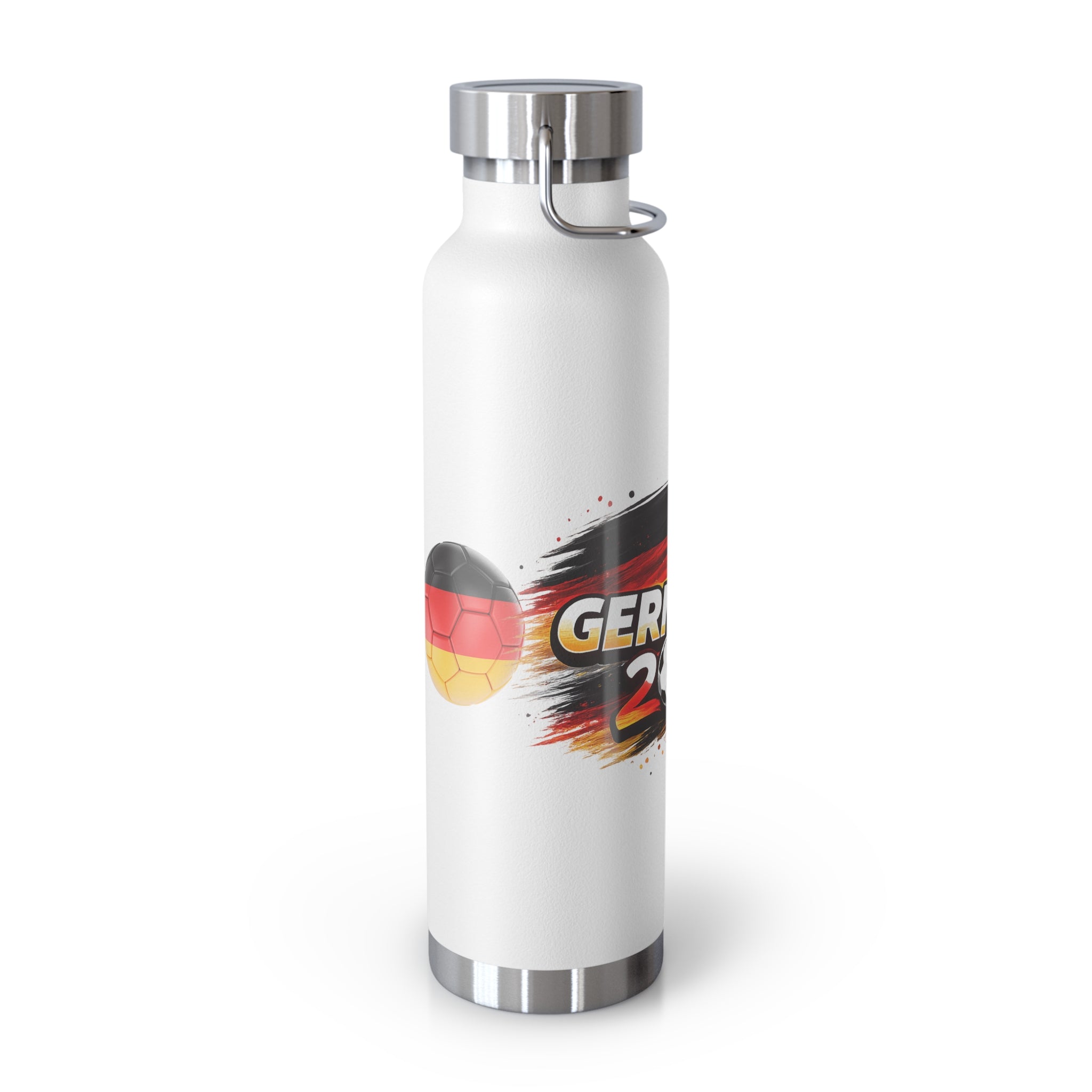 Germany 2026 Soccer Water Bottle — 22oz Insulated Travel Flask