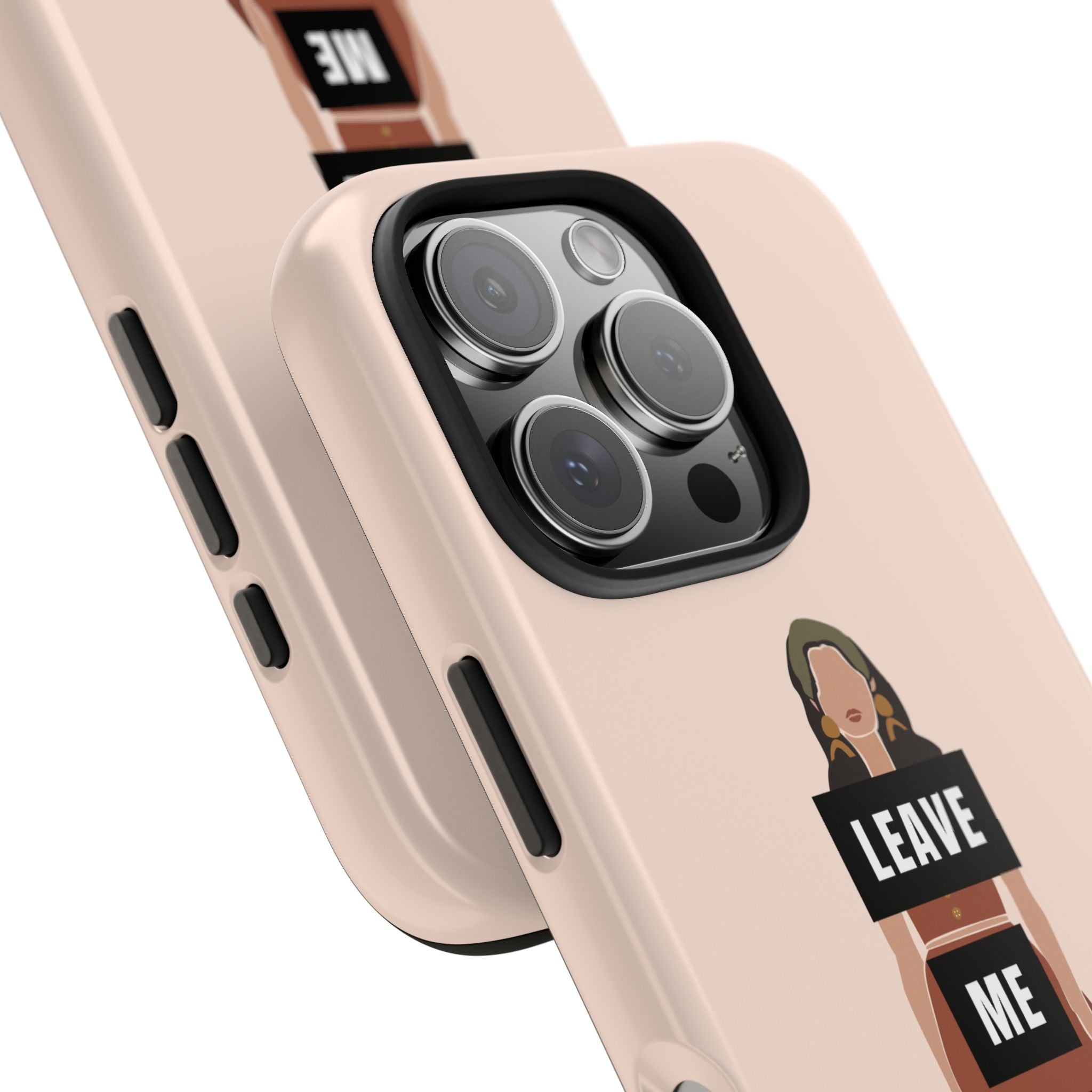 Leave Me Alone Phone Case — Tough Protective iPhone Case with Bold Statement Design