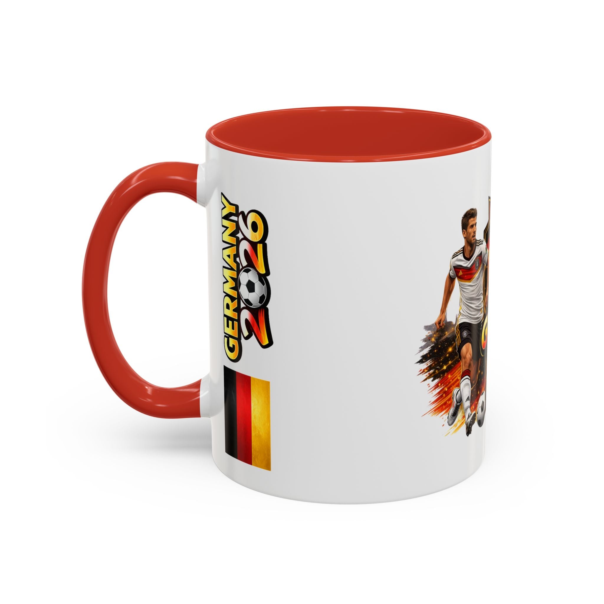 Germany 2026 Football Cup Coffee Mug – Soccer Fan Germany 2026 Accent Mug