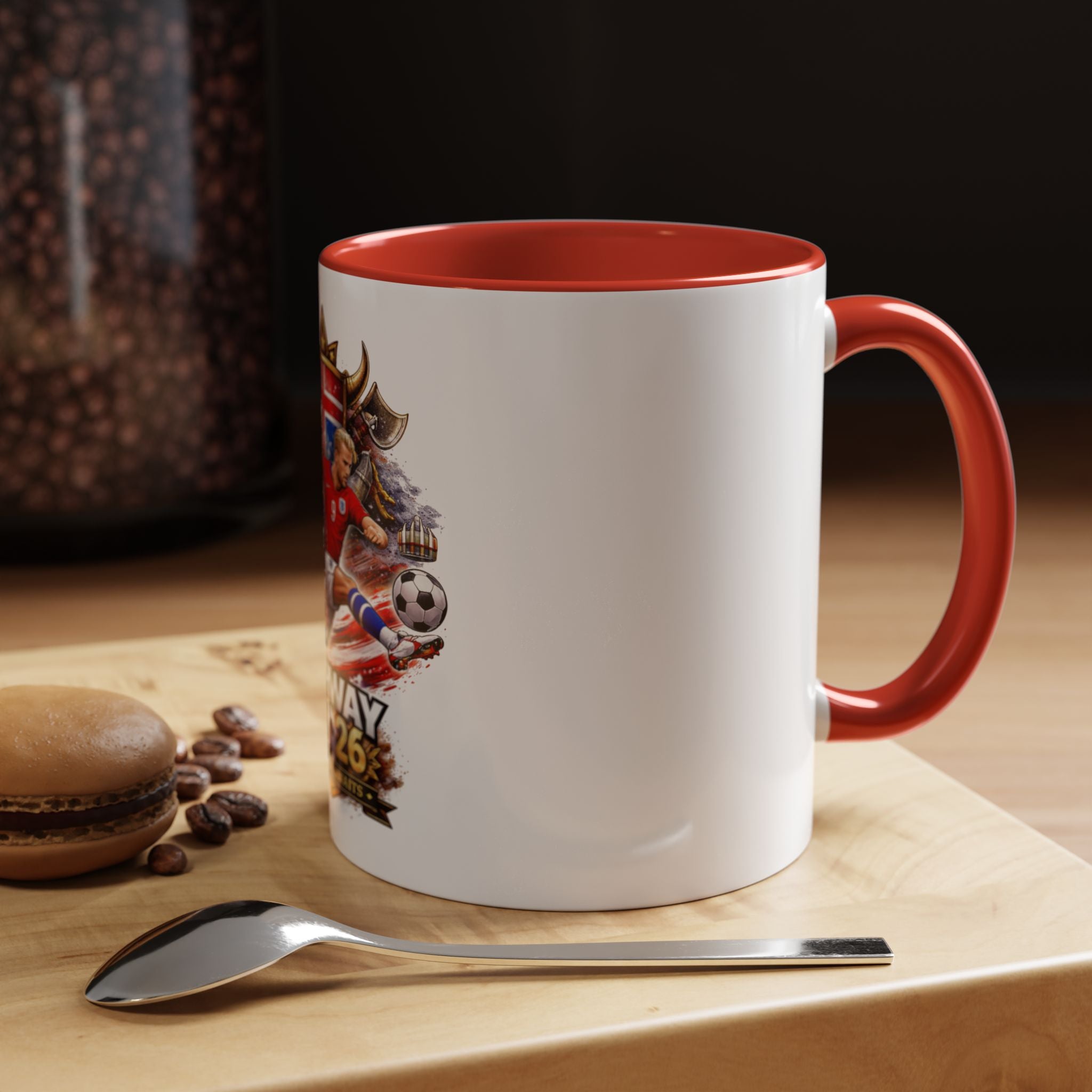 Norway 2026 Soccer Mug – Valhalla Awaits Football Fan Coffee Cup