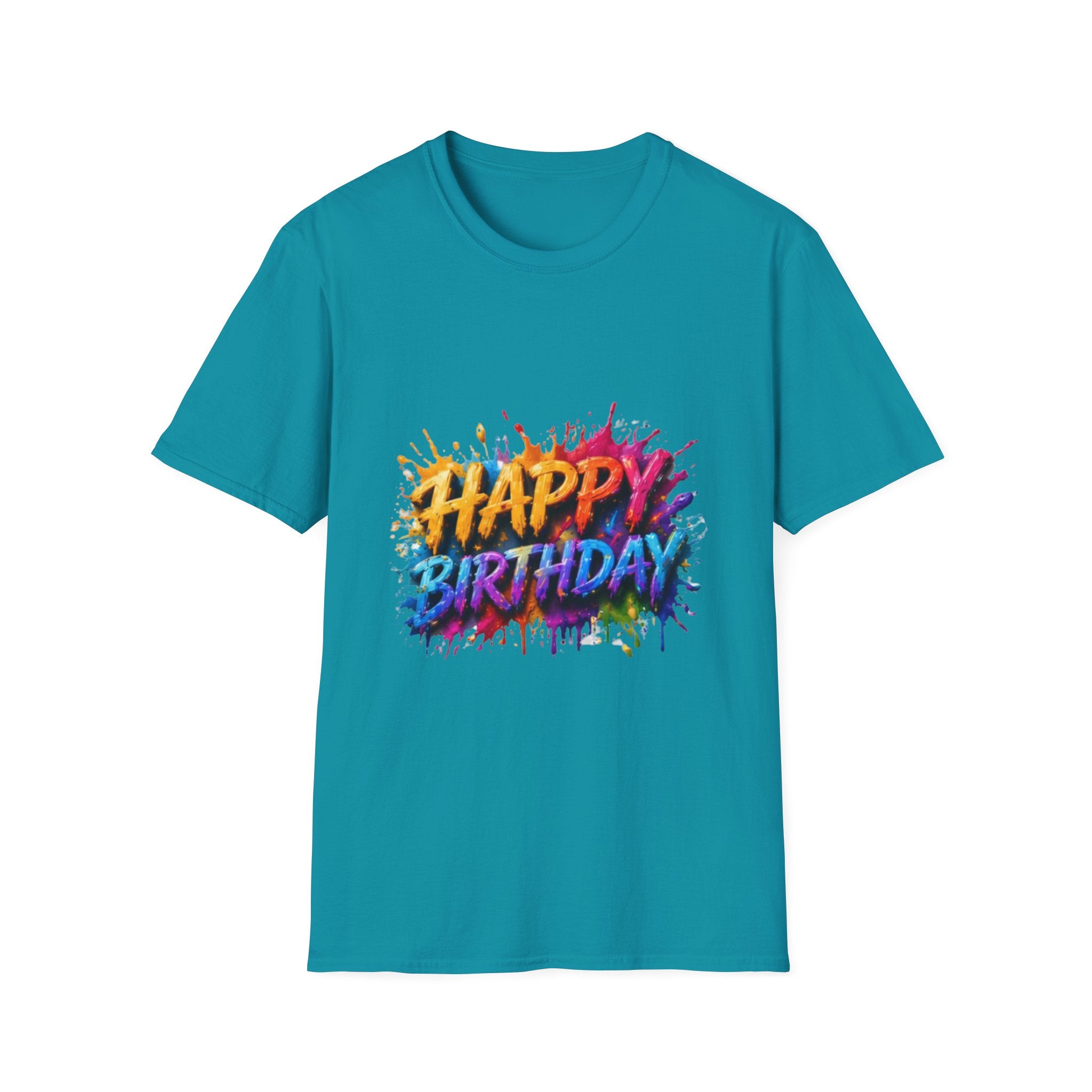 Happy Birthday Color Splash T-Shirt