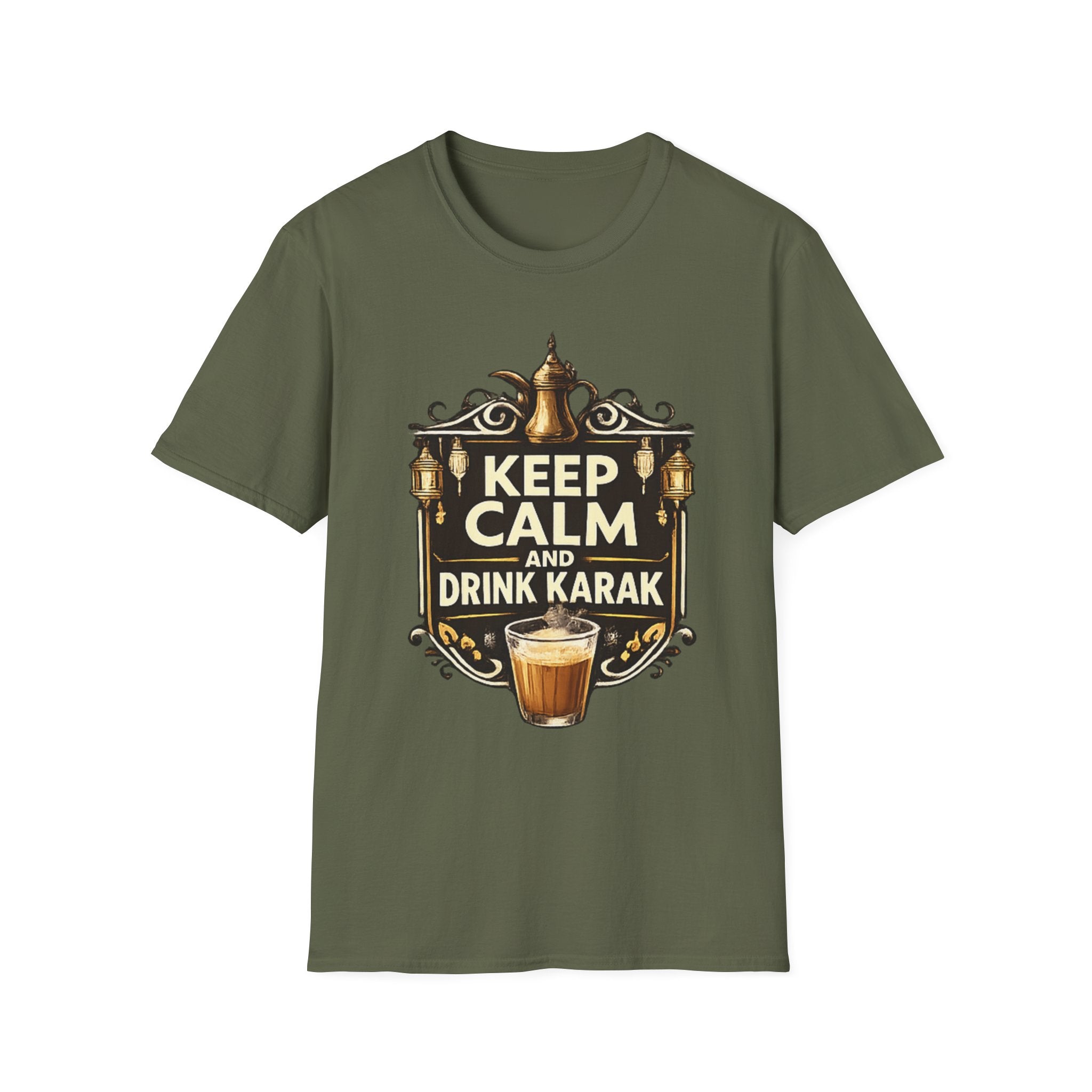 T-Shirt — Keep Calm and Drink Karak Vintage Tea Design