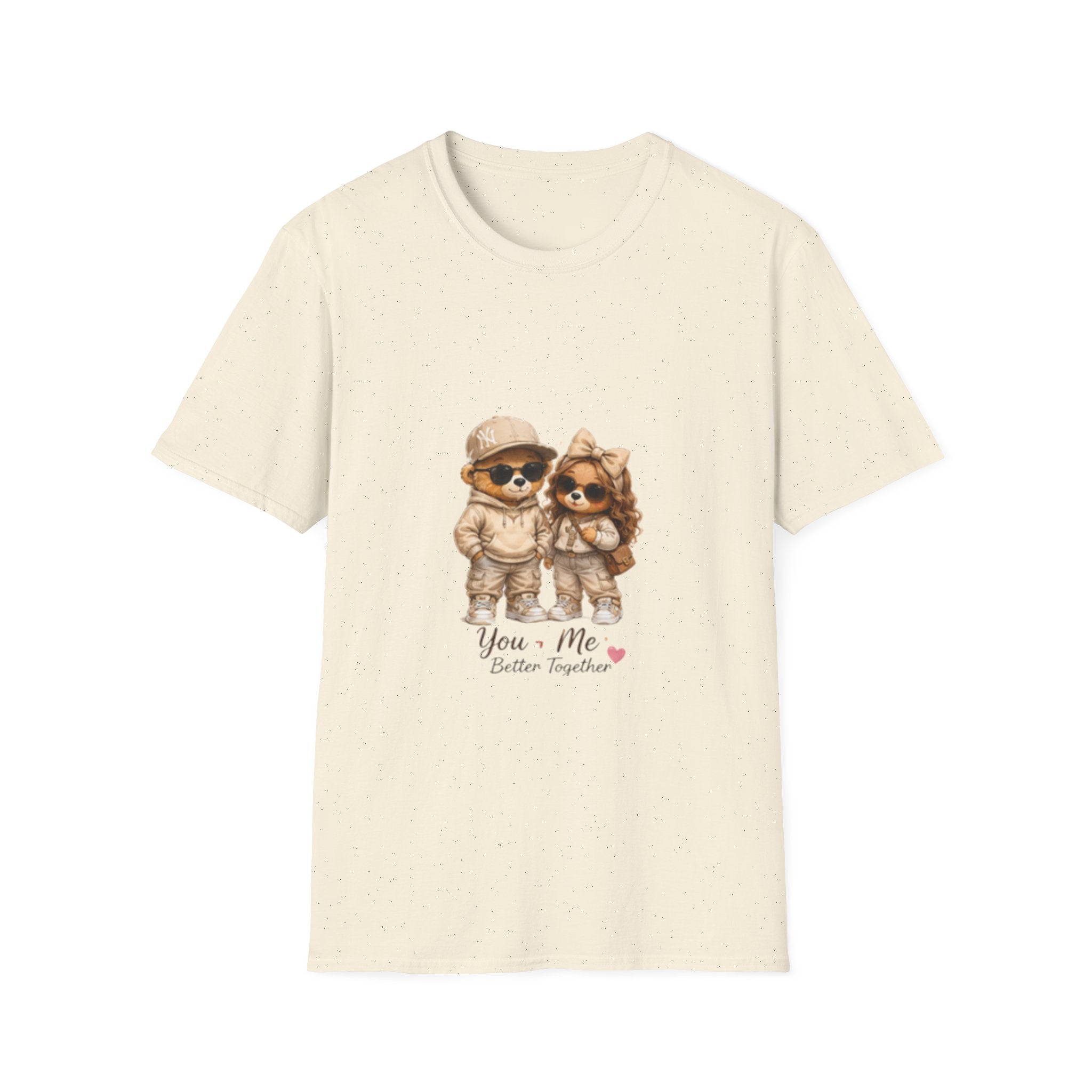 Pomeranian Couple unisex T-Shirt – 'You + Me Forever Together' Cute Dog Lover Tee