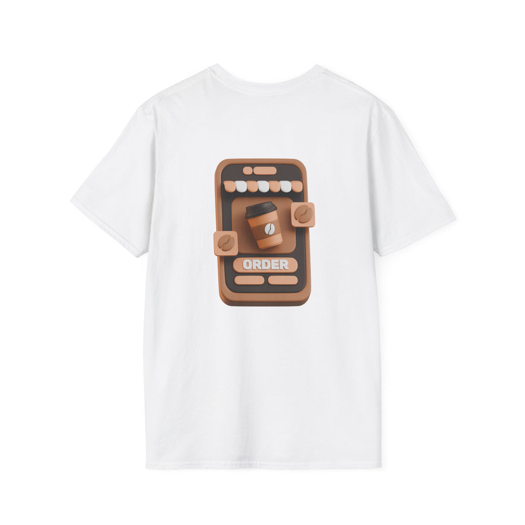 Coffee Lovers T-Shirt — Coffee Beans & Mobile Order Graphic Tee