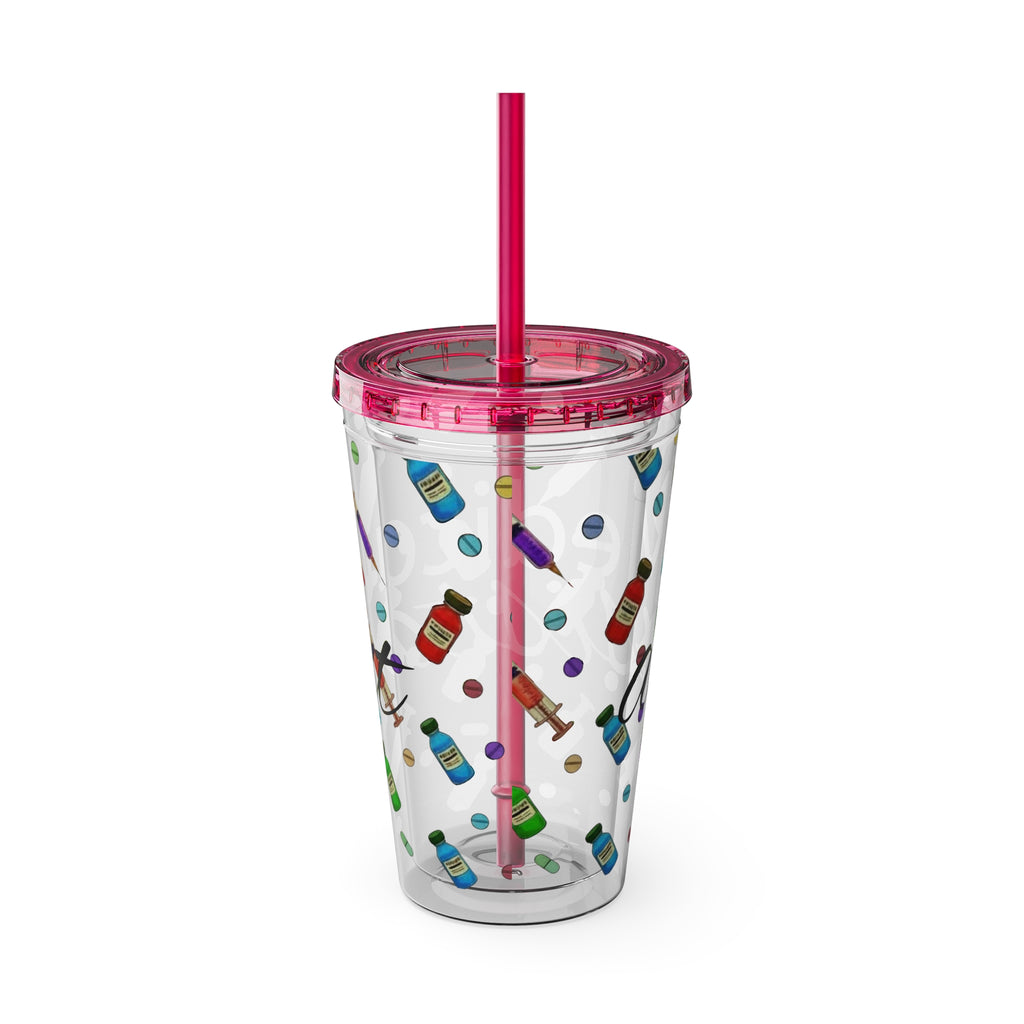 Medical Assistant Tumbler with Straw
