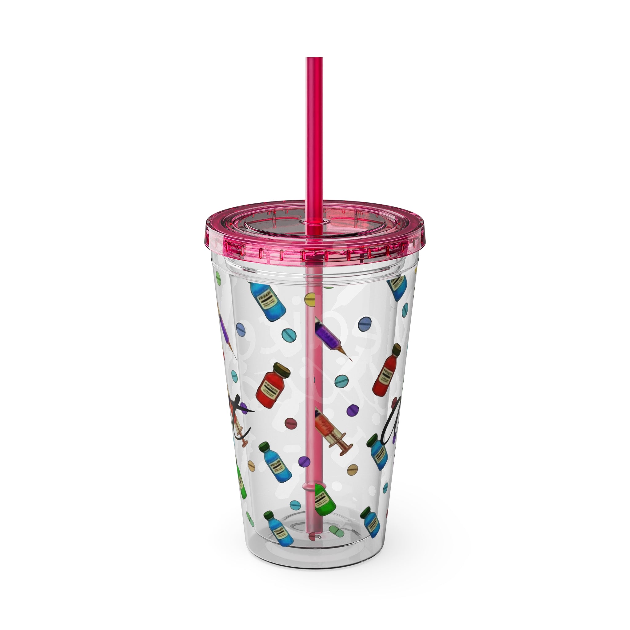 Medical Assistant Tumbler with Straw