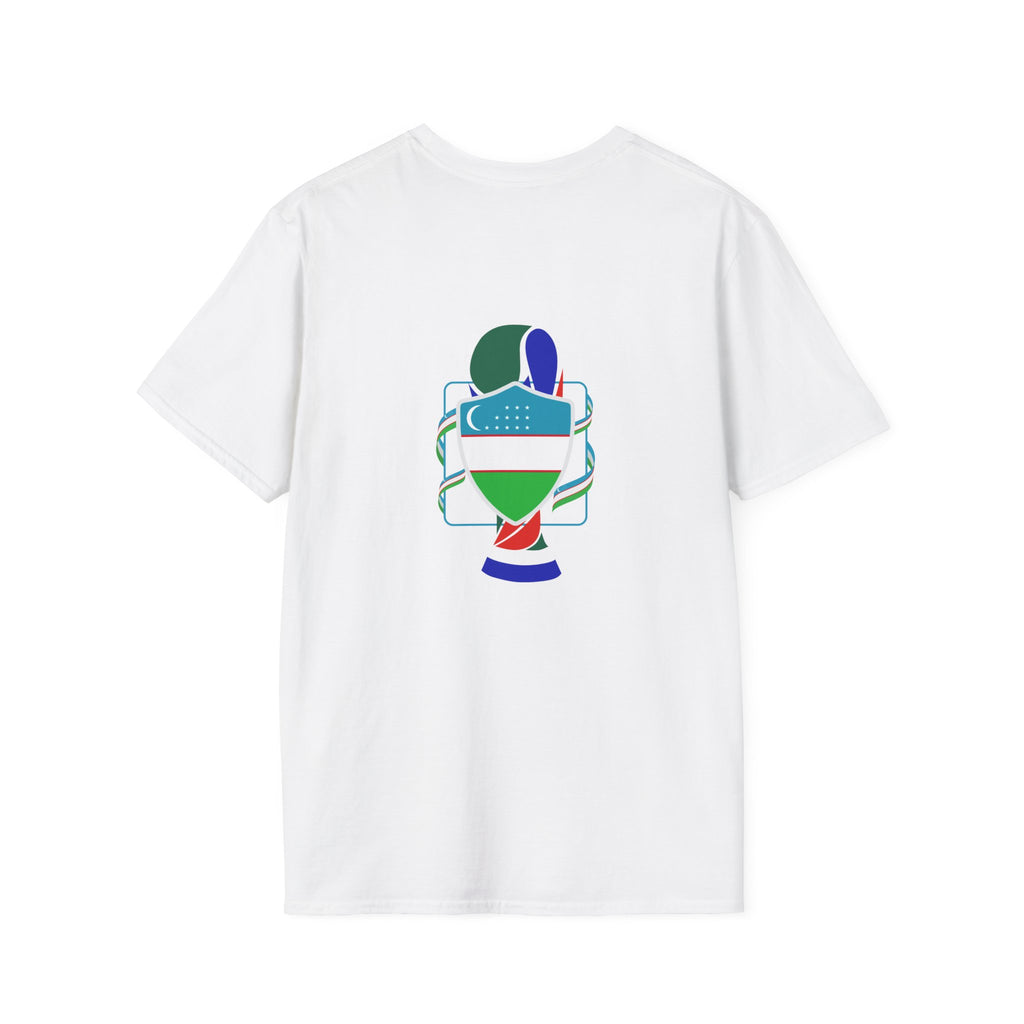 Uzbekistan Flag Map T-Shirt — Central Asian Patriot Tee