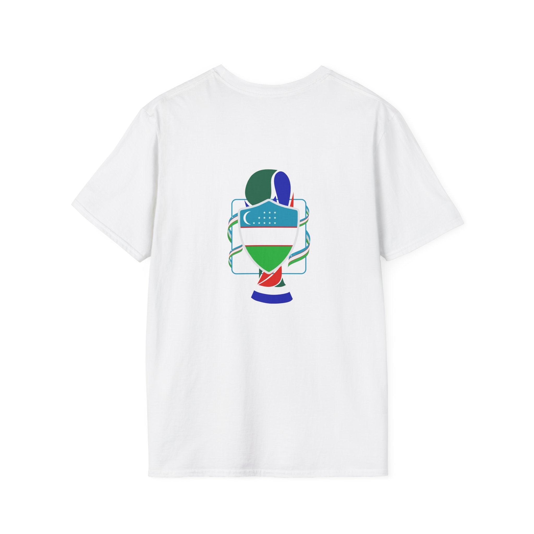 Uzbekistan Flag Map T-Shirt — Central Asian Patriot Tee