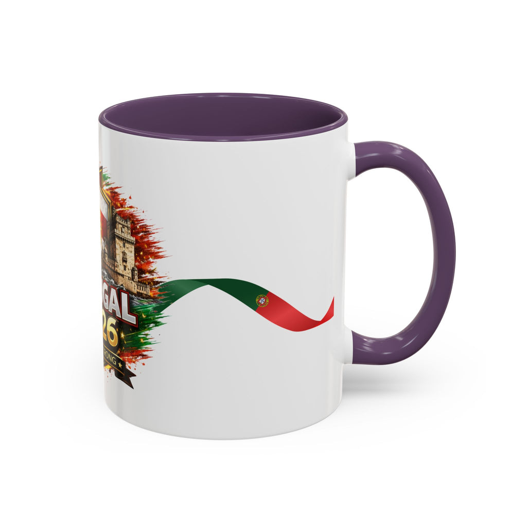 Portugal 2026 Soccer Mug – Portugal Flag & Crest Accent Coffee Cup