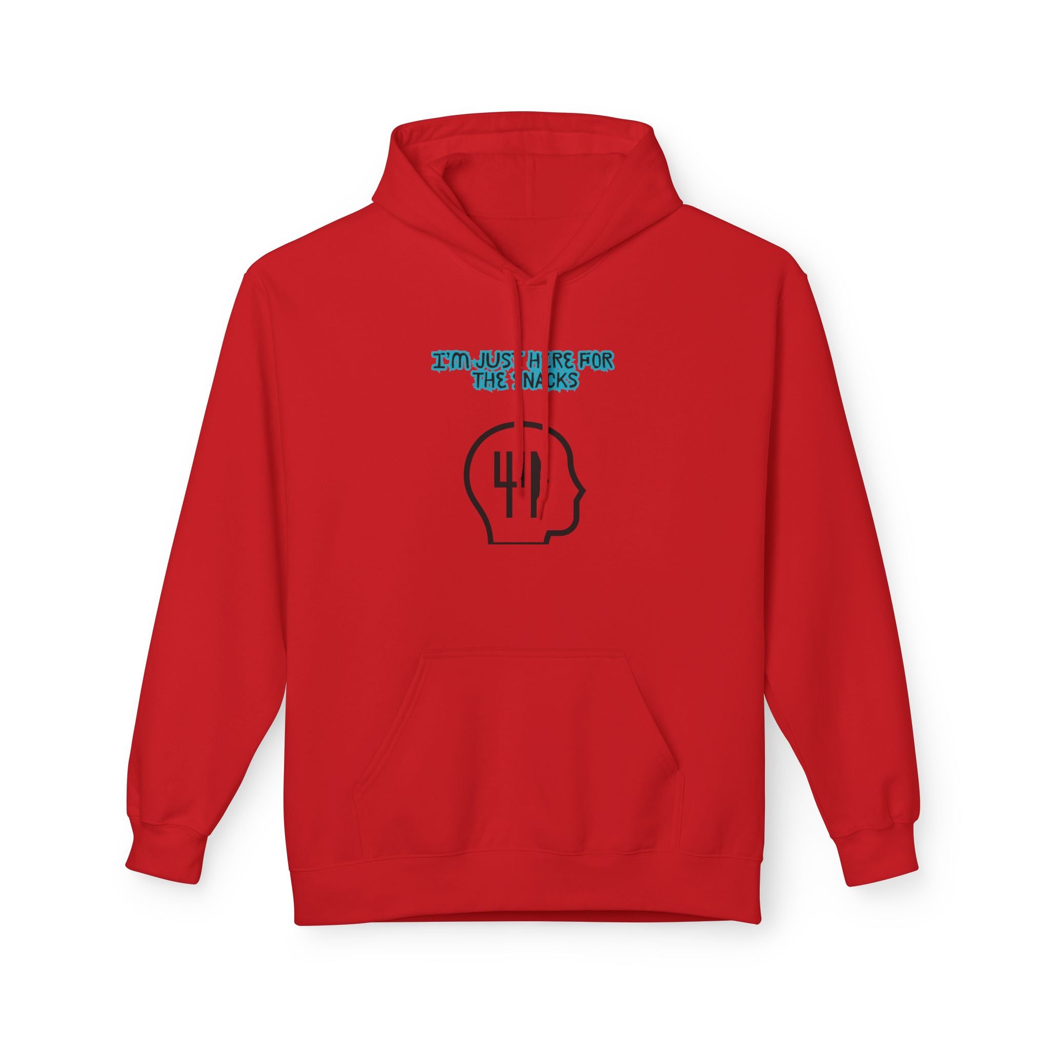 I’m Just Here for the Snacks Unisex Midweight Softstyle Fleece Hoodie