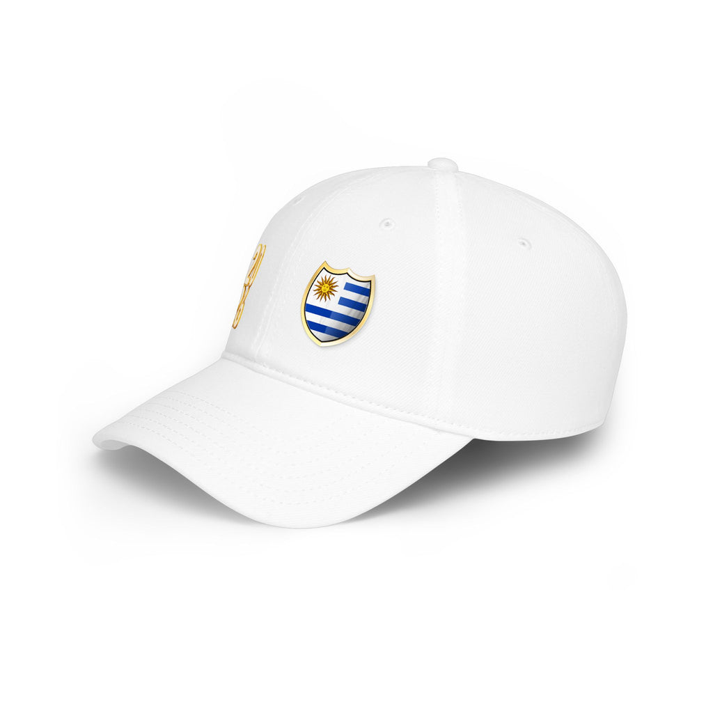 Uruguay 2026 Embroidered Baseball Cap – National Flag Shield & 2026 Patch