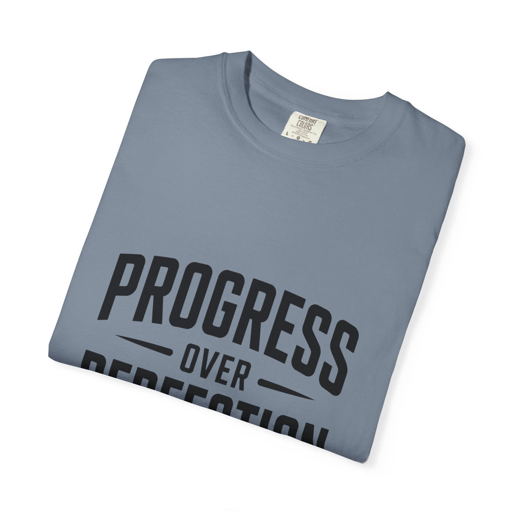 Progress Over Perfection T-Shirt — Motivational Gym & Self-Improvement Tee