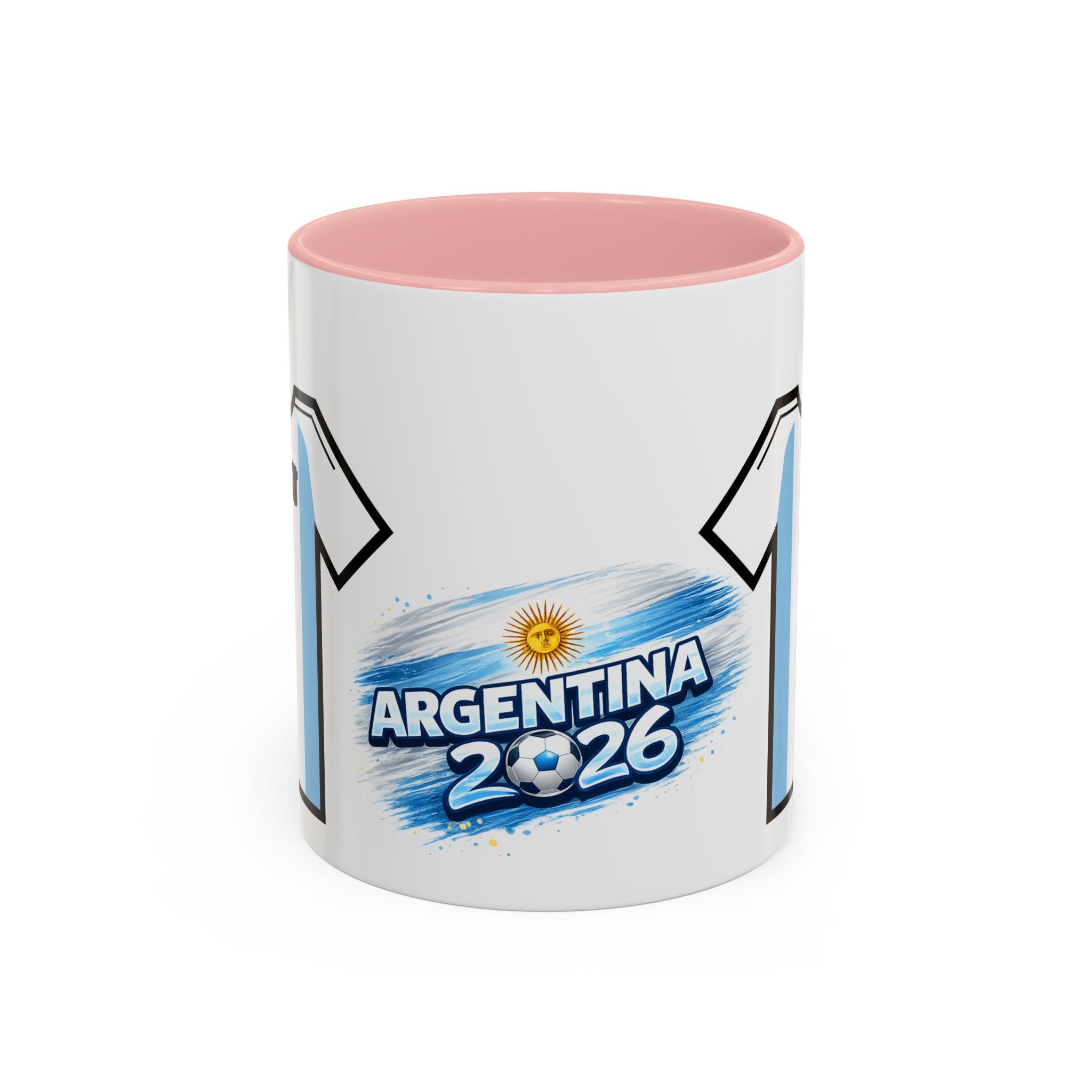 Argentina 2026 Soccer Mug – Blue/White Jersey Coffee Cup