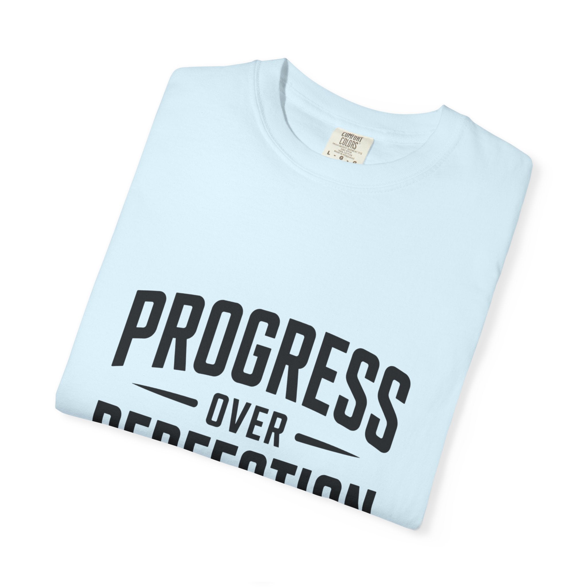 Progress Over Perfection T-Shirt — Motivational Gym & Self-Improvement Tee