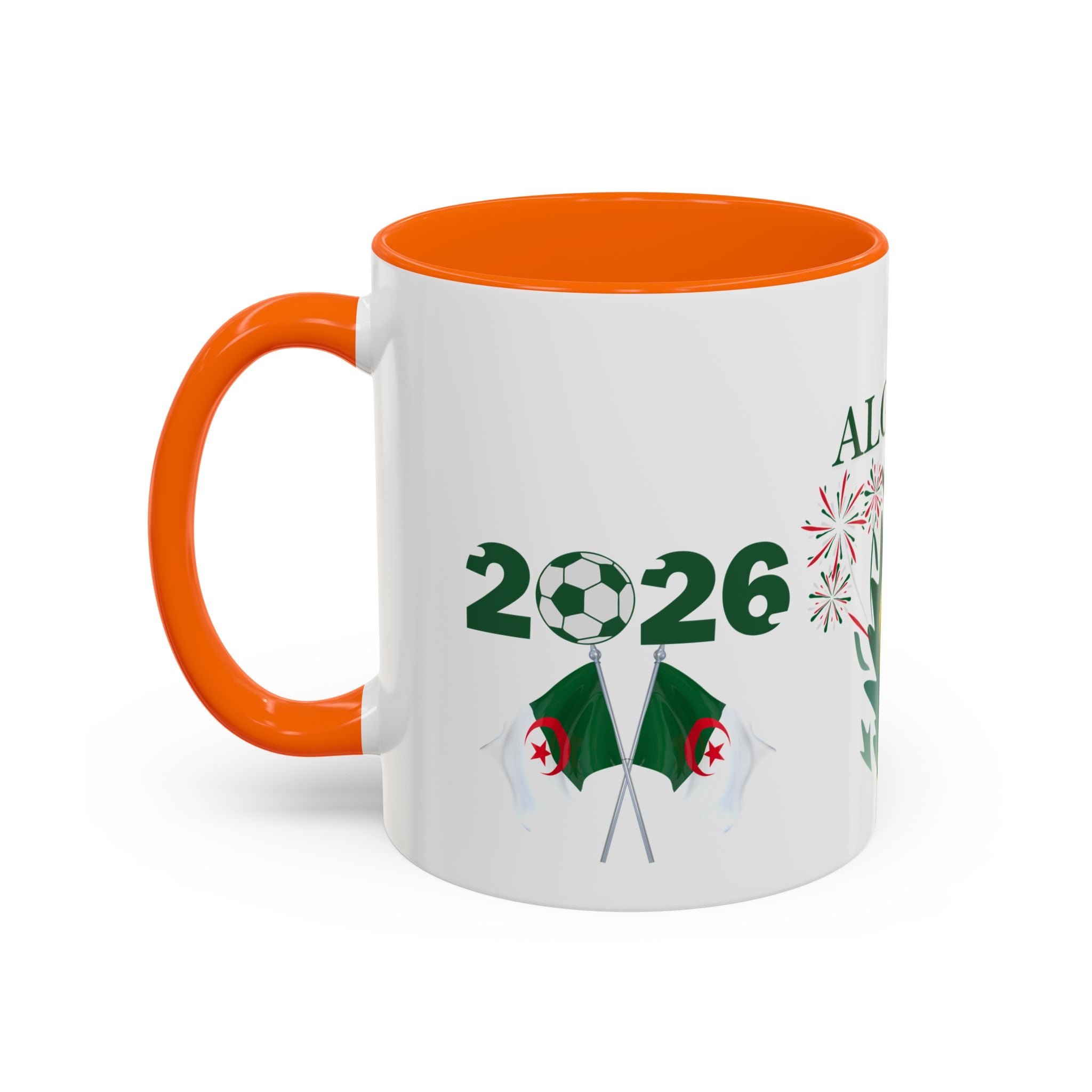 Algeria 2026 Cup Coffee Mug - Soccer Fan Accent Mug