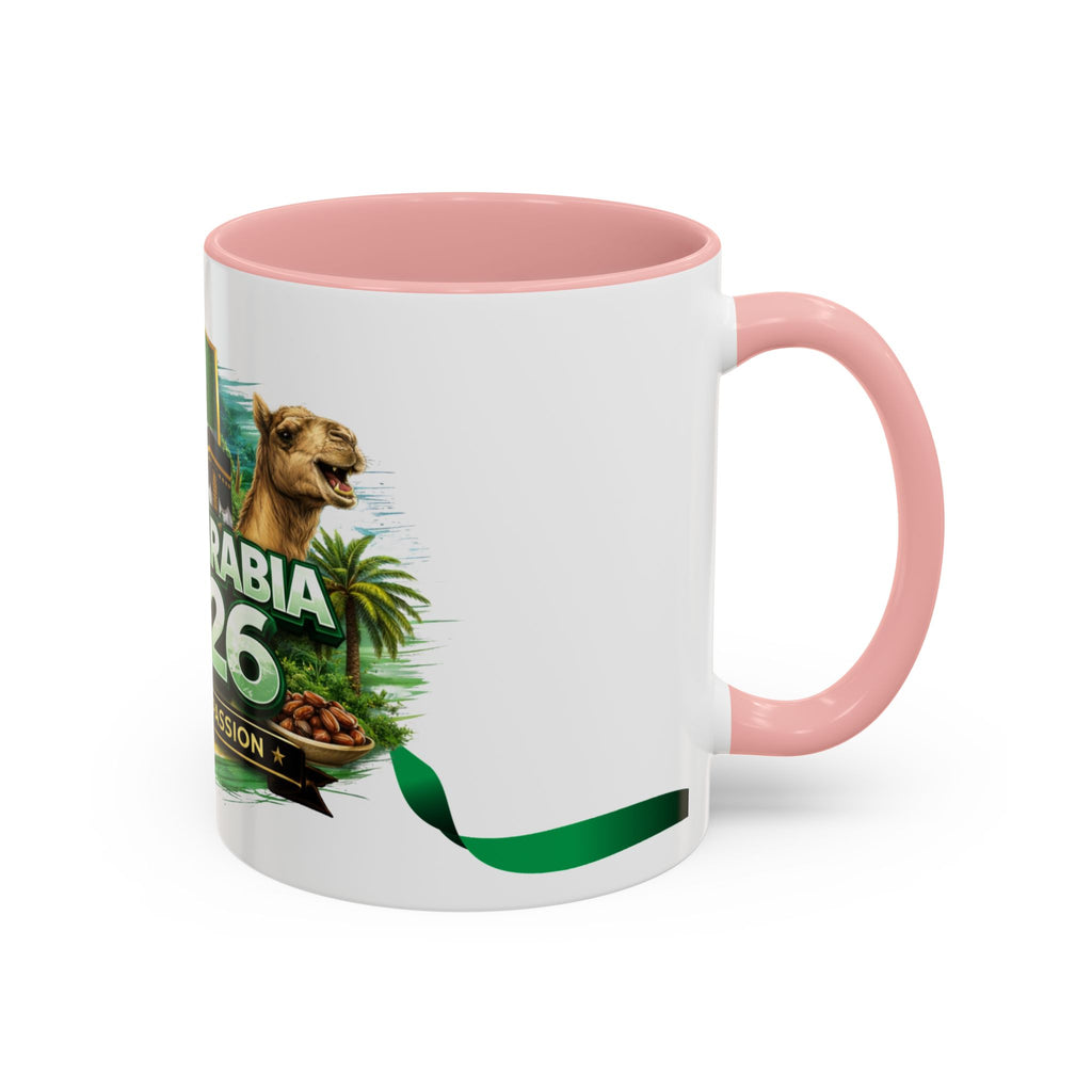 Saudi Arabia 2026 Football Passion Accent Coffee Mug – Cup Soccer Fan Gift