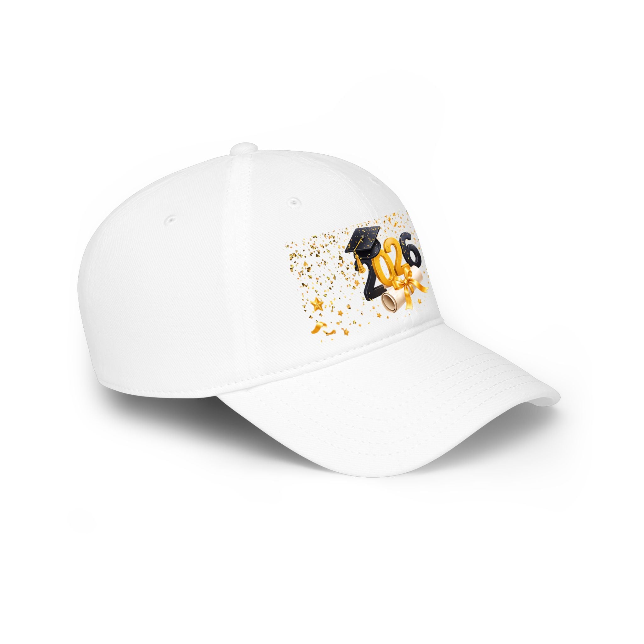 2026 Graduation Cap Hat — Class of 2026 Low Profile Baseball Cap