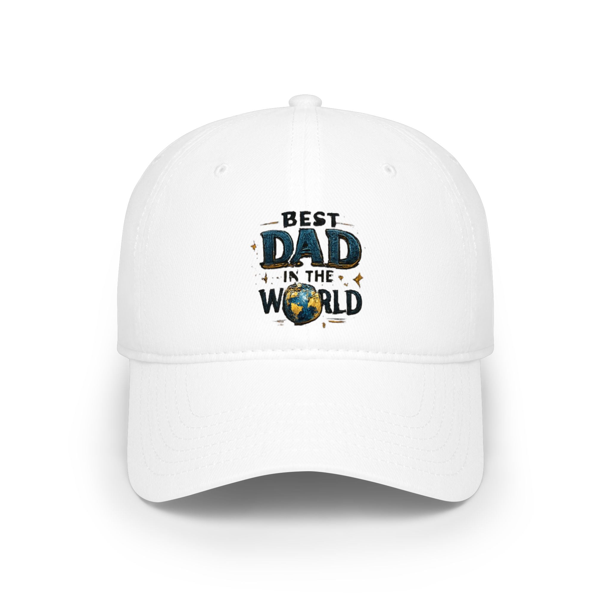 Best Dad in the World Baseball Cap — Father's Day Dad Gift Hat