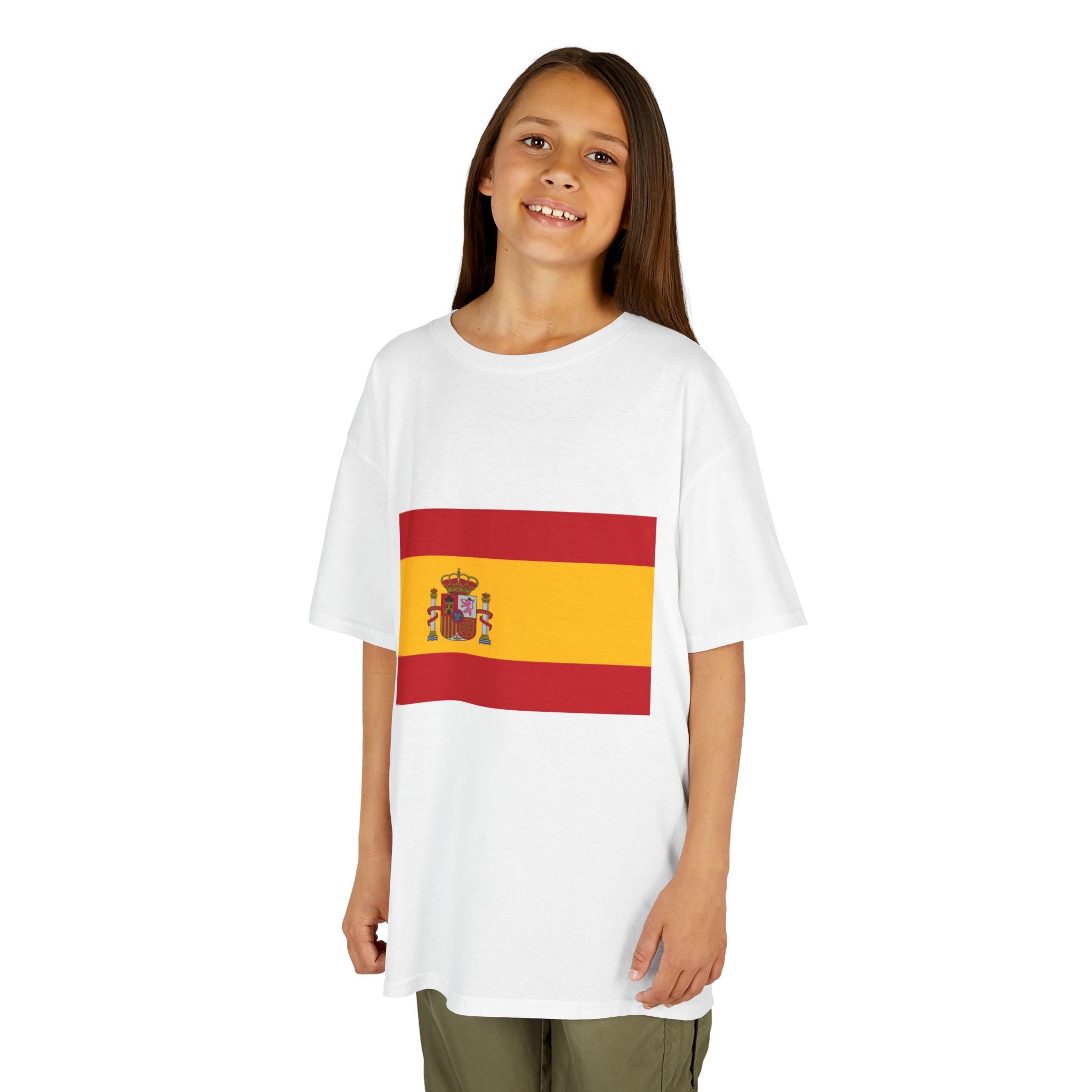 Kids Spain Flag T-Shirt — Spain 2026 Football Cup Youth Tee