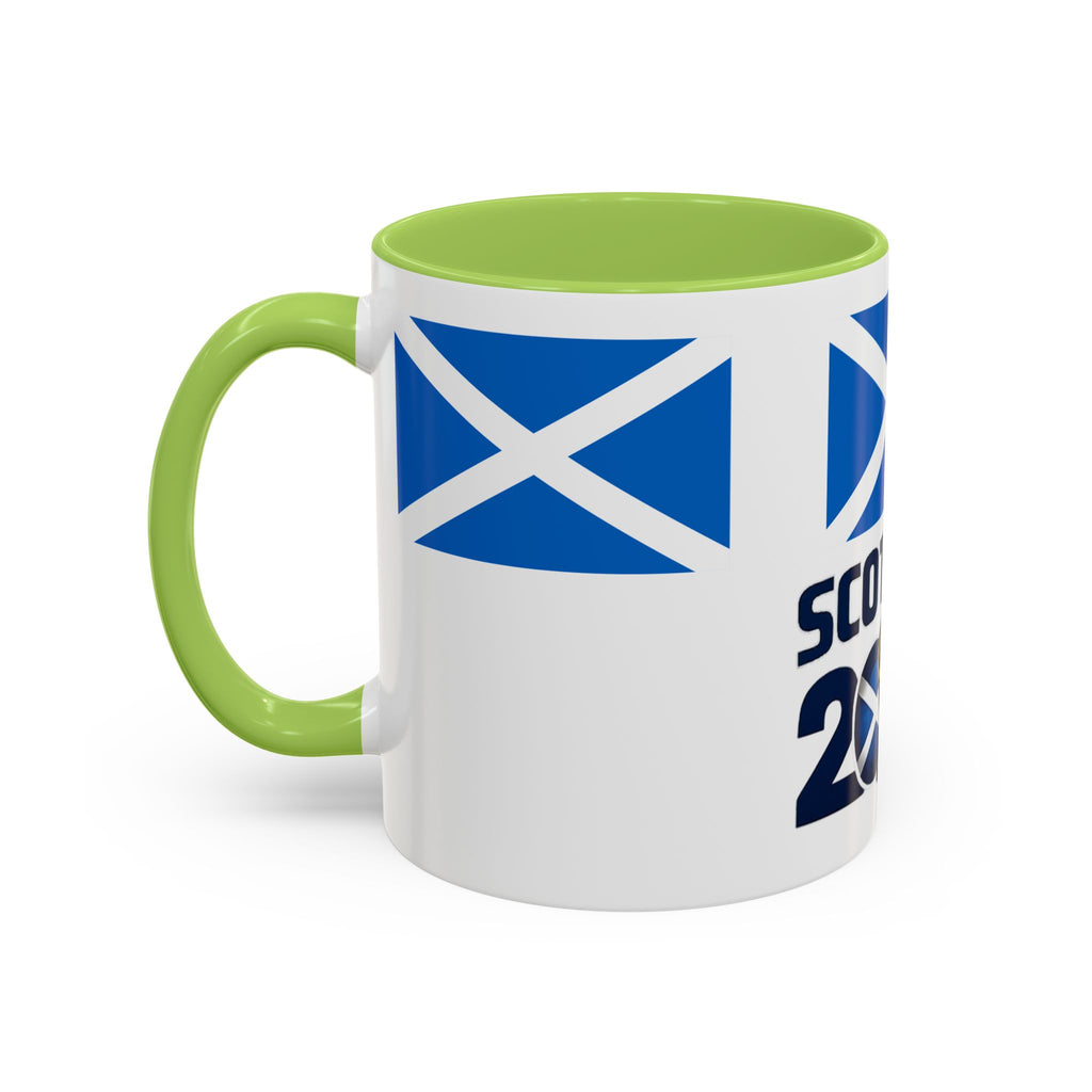 Scotland 2026 Cup Coffee Mug – Scottish Flag & Trophy Accent Mug (11/15oz)
