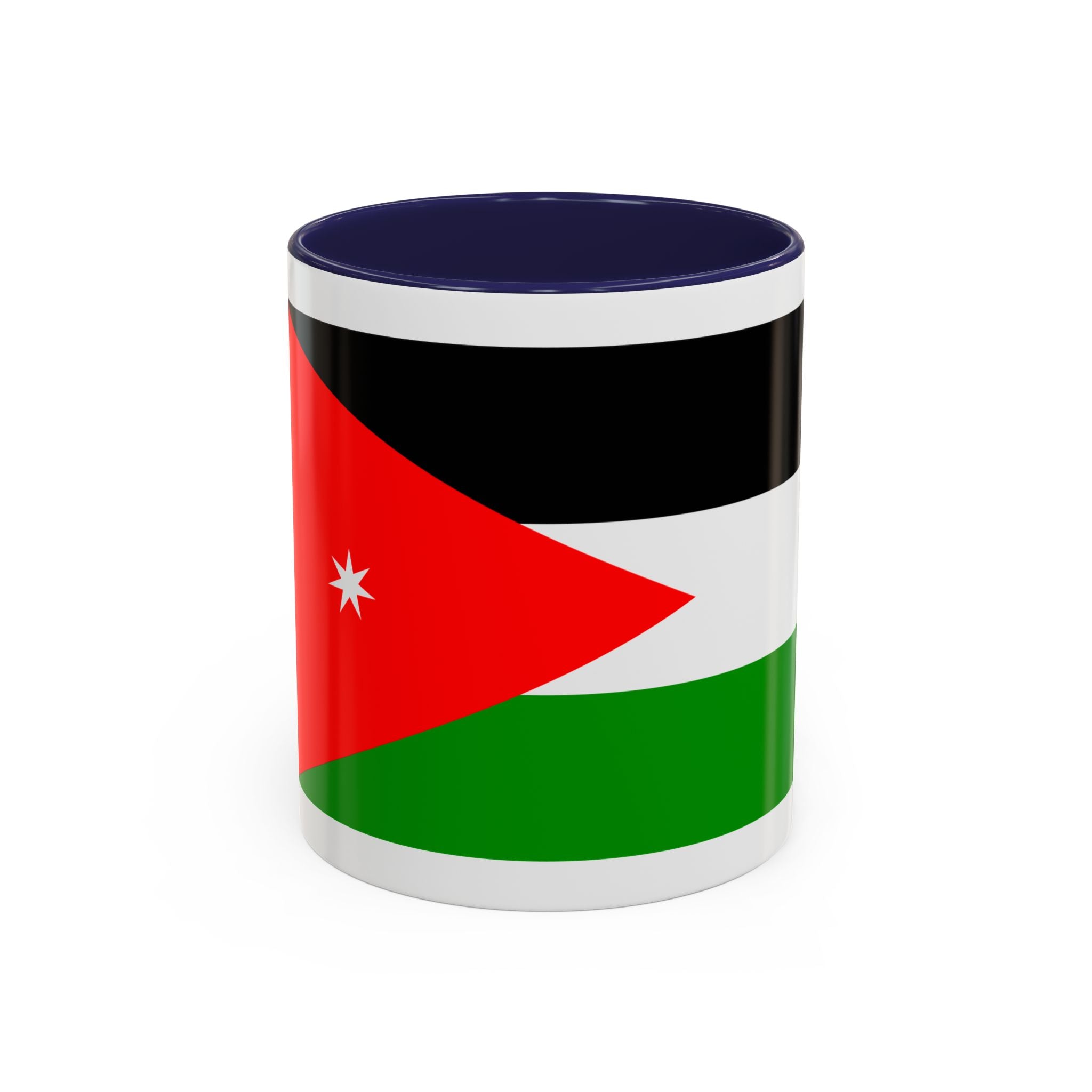 Jordan Flag Accent Coffee Mug – Patriotic Jordanian Tea & Coffee Cup (11/15oz)