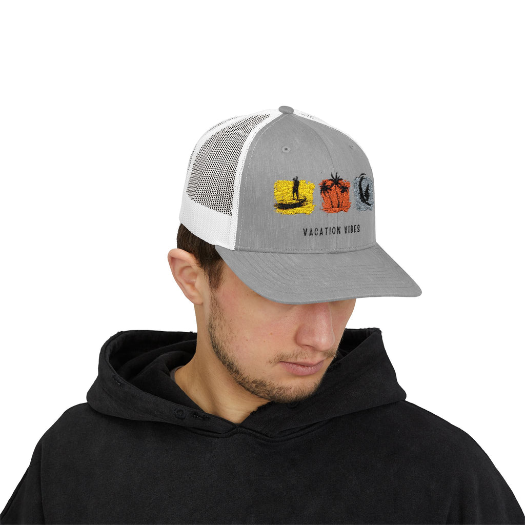 Vacation Vibes Snapback Trucker Cap