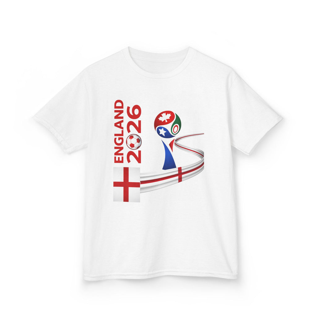England 2026 Kids Soccer Tee — Football Cup Supporter Shirt