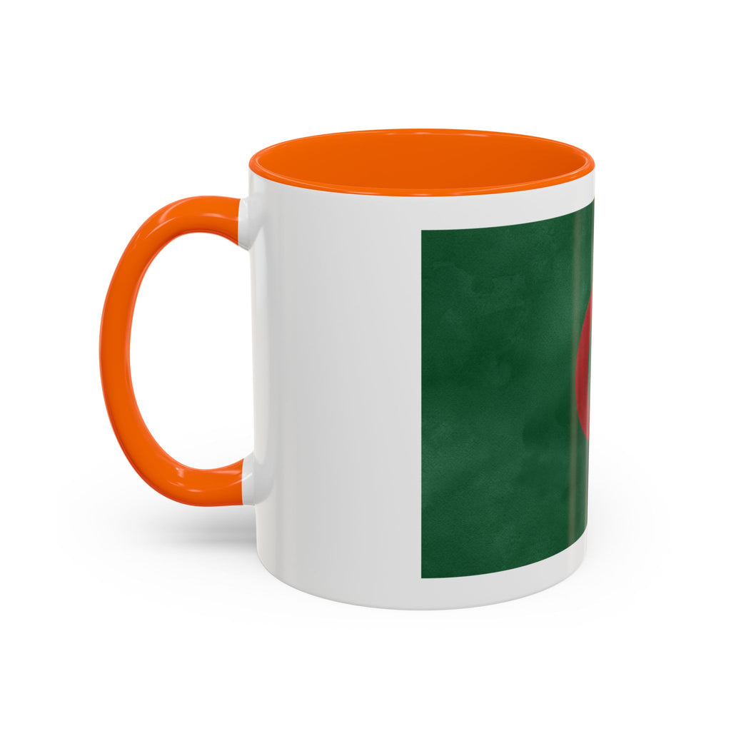 Algeria Flag Accent Coffee Mug (11/15oz) — Crescent & Star National Pride Tea Cup