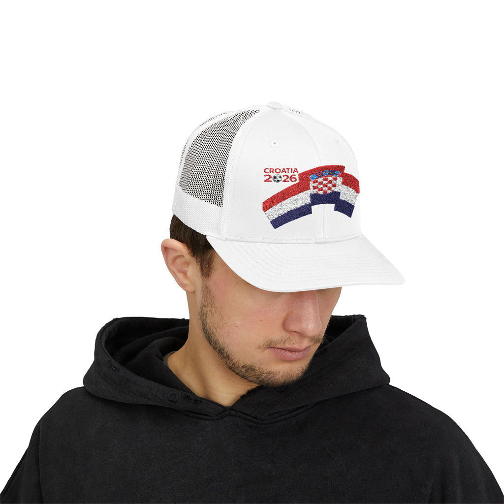 Croatia 2026 Flag Trucker Cap