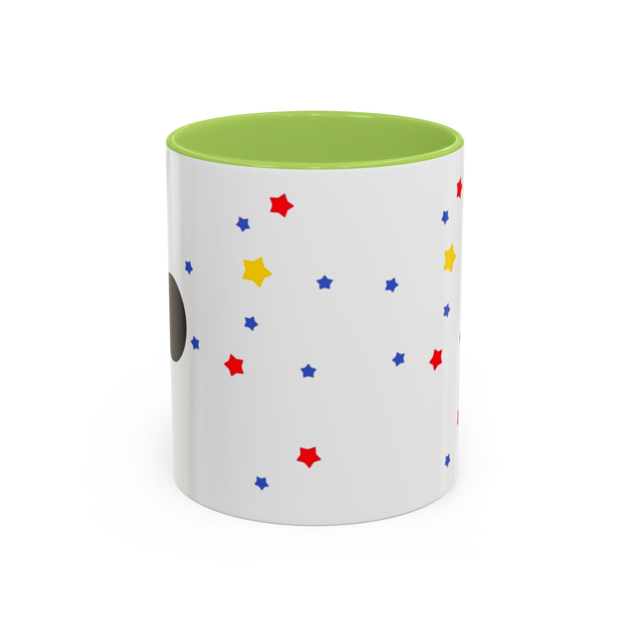 Mickey Mouse Accent Coffee Mug – Stars Pattern (11 oz)