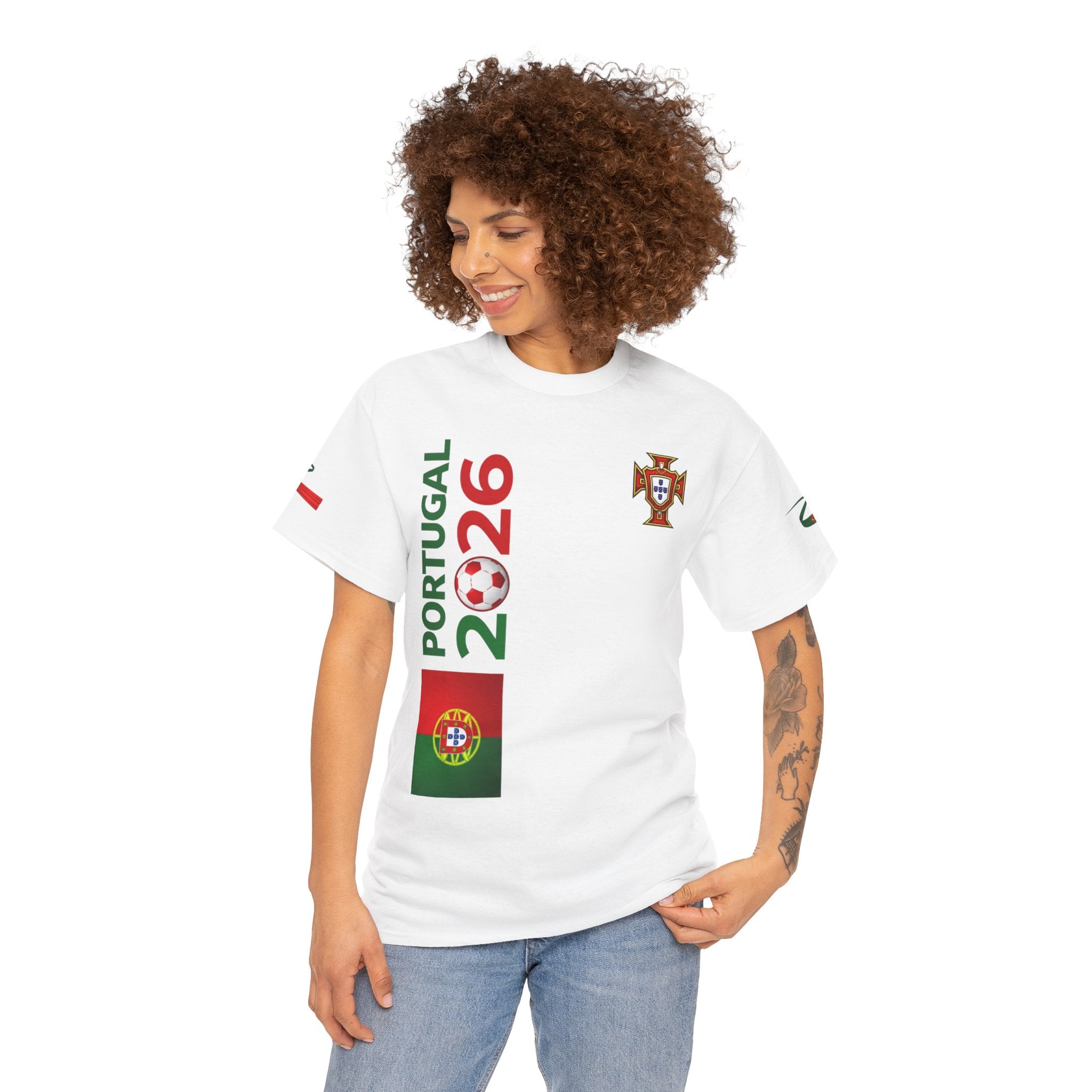 Portugal 2026 Soccer Fan T-Shirt — Map & Flag Cup Supporter Tee
