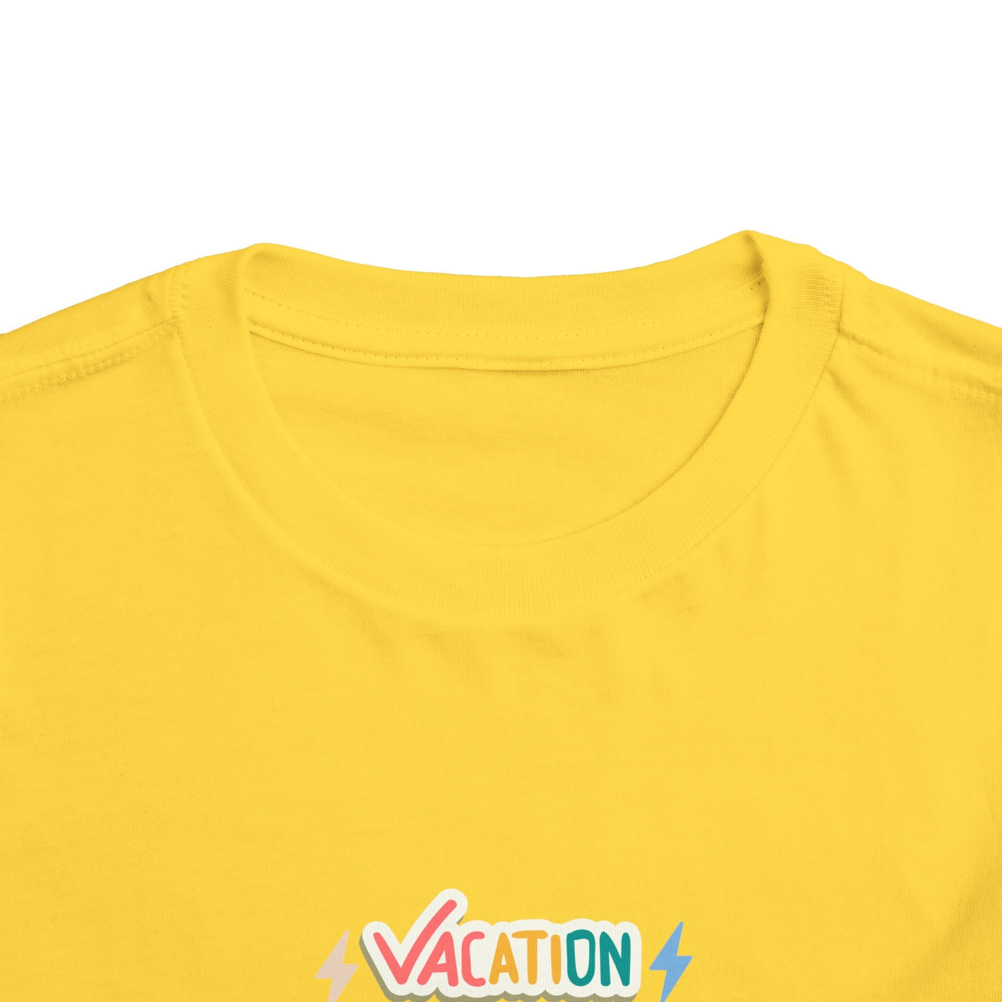 Toddler Tee – "Vacation Mode" Beach Graphic Kids Shirt