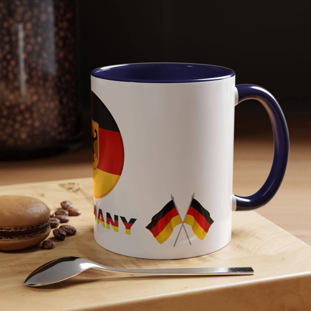 Germany Flag Coffee Mug — German Pride Accent Mug (11/15oz)