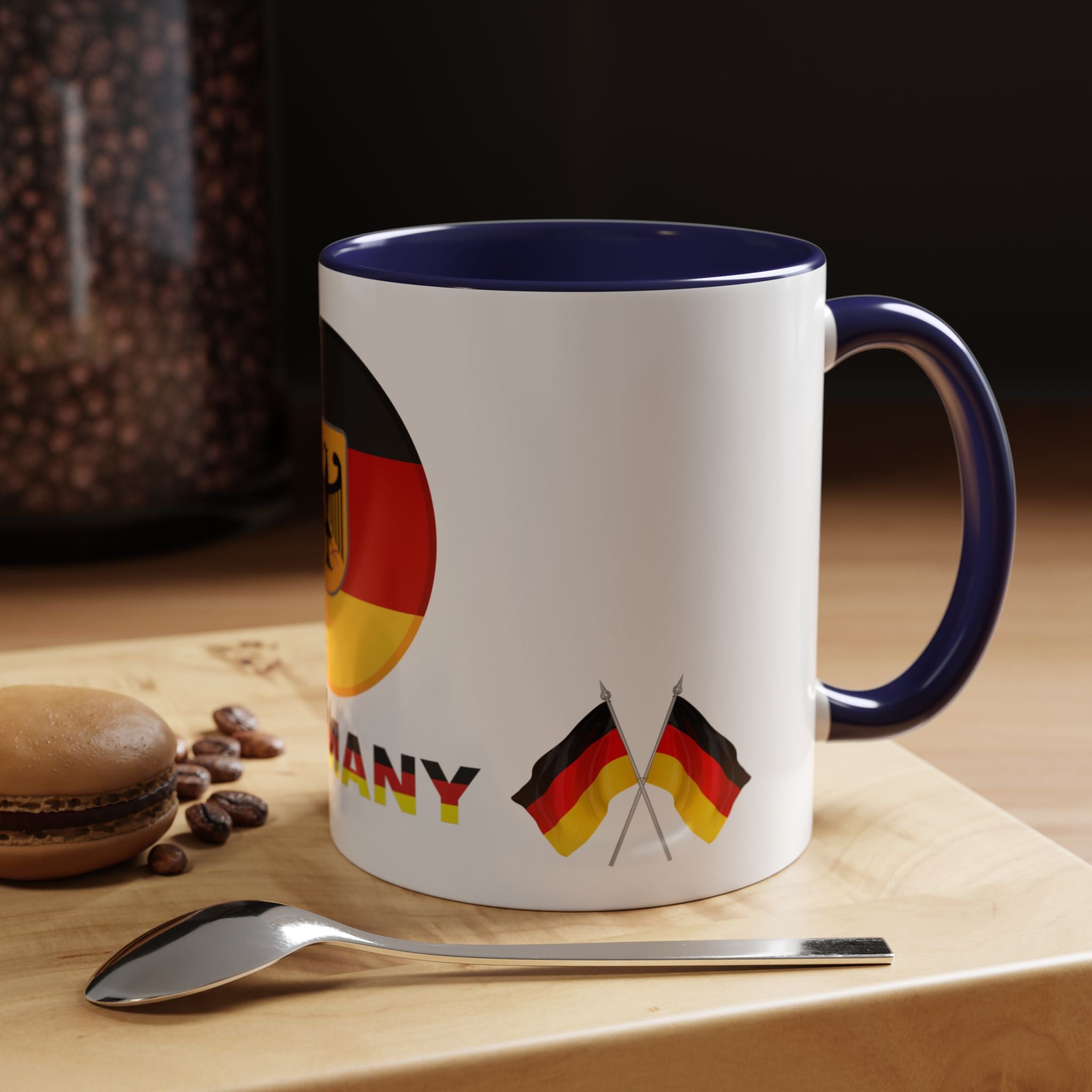 Germany Flag Coffee Mug — German Pride Accent Mug (11/15oz)