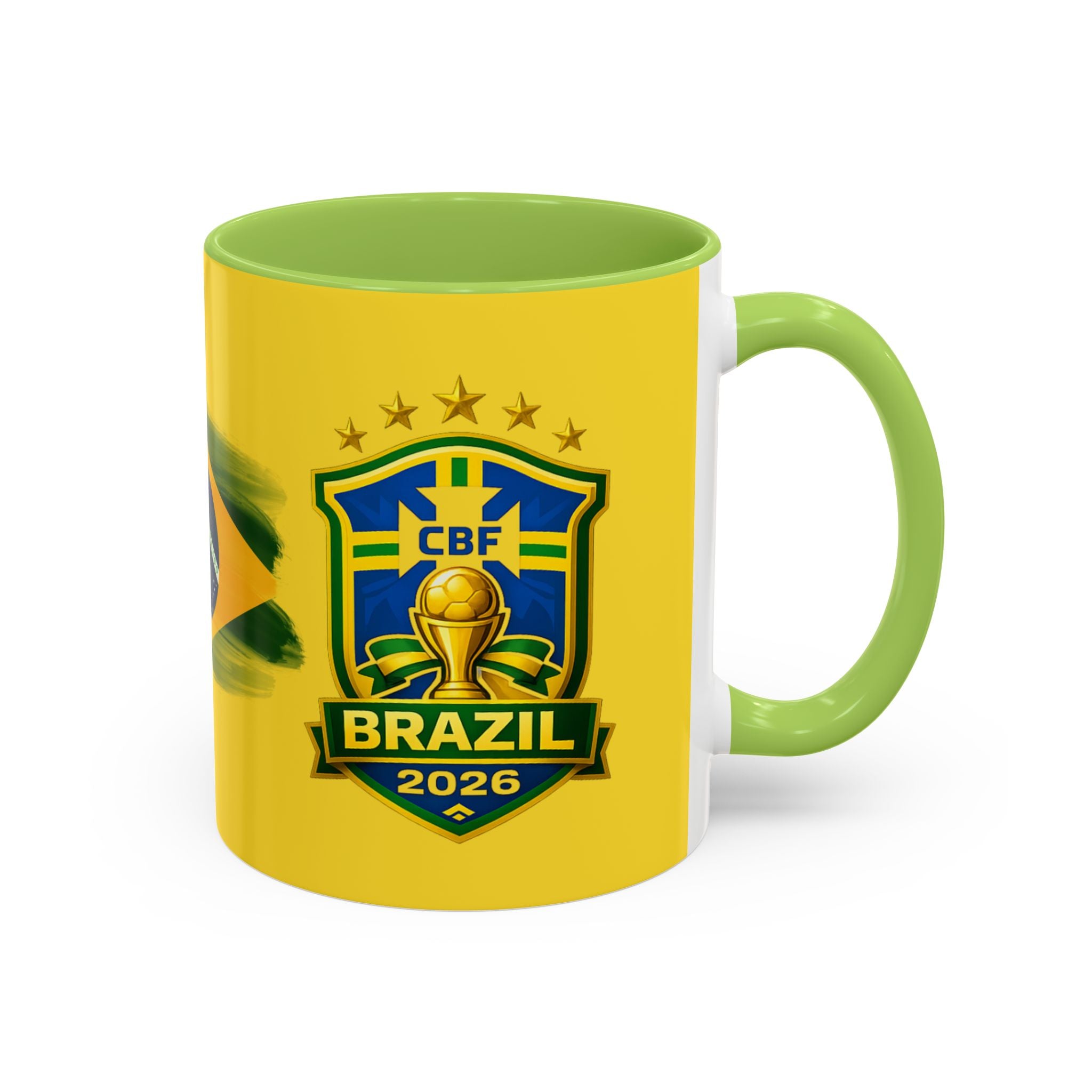 Brazil Soccer 2026 Accent Coffee Mug