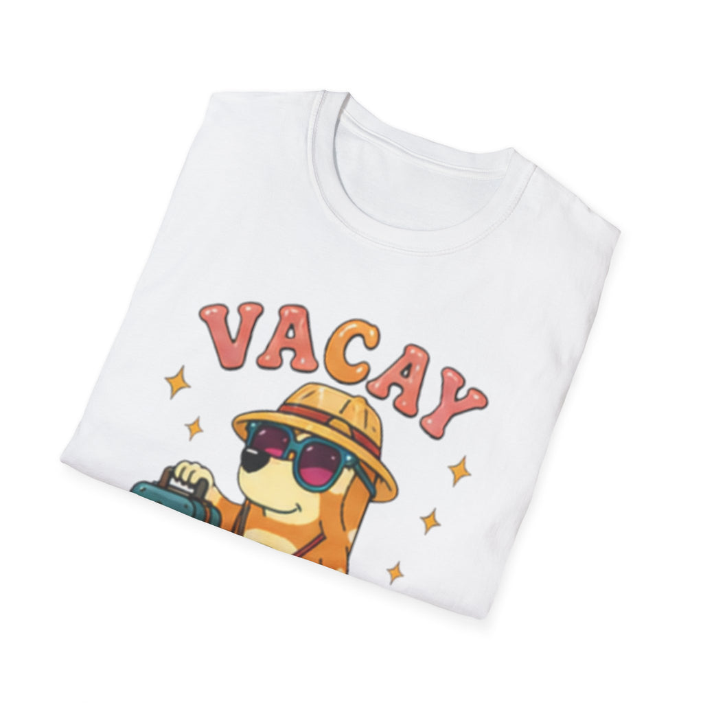 Vacay Mode T-Shirt — Cute Travel Dog Graphic Tee
