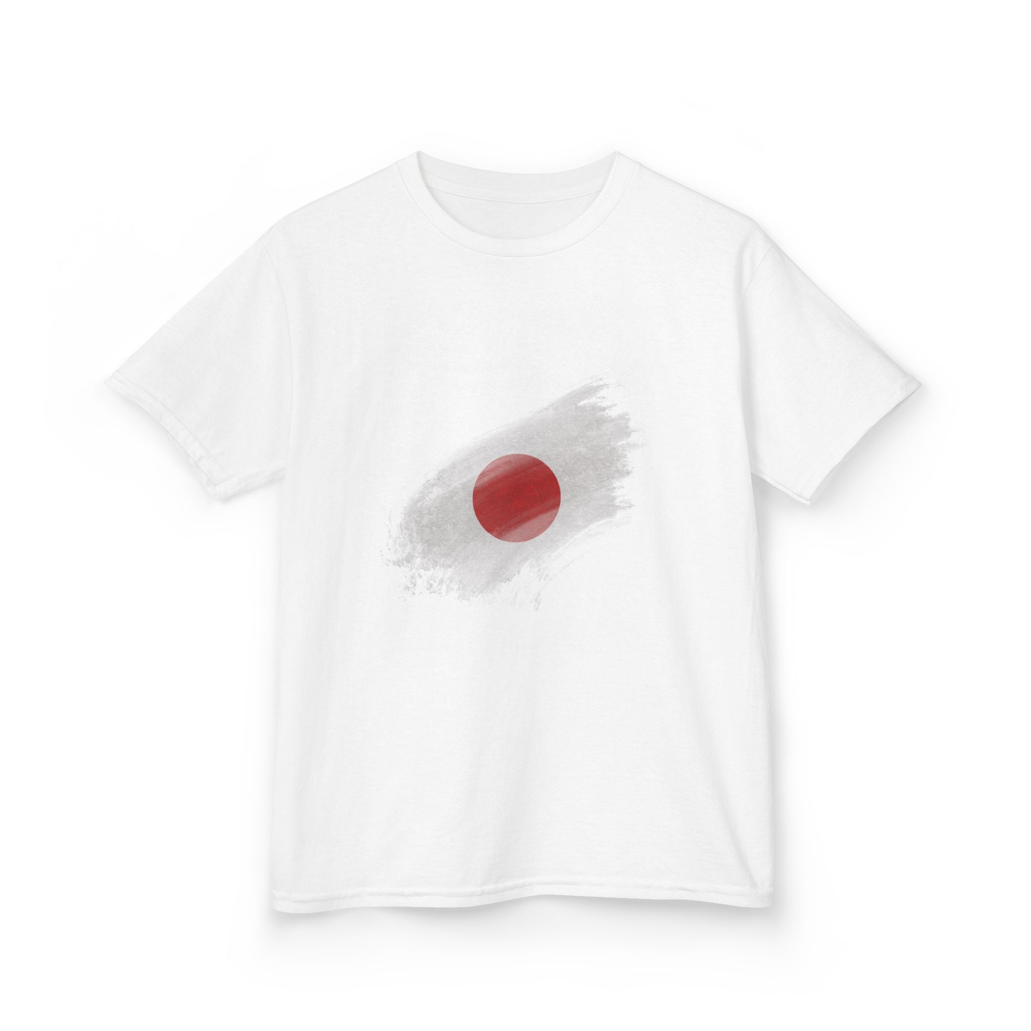 Kids Japan Flag T‑Shirt – Japanese Rising Sun Brush & Crossed Flags Tee